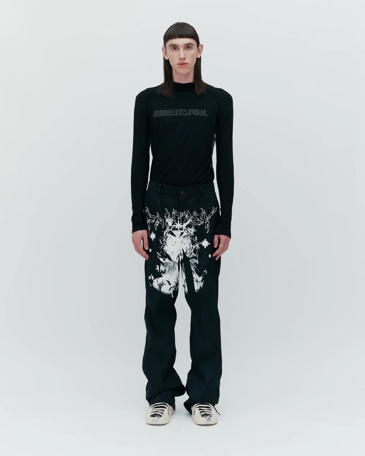 Kusikohc KUSIKOHC EYELET PANTS WITH PRINT Size US 34 / EU 50 - 9 Thumbnail