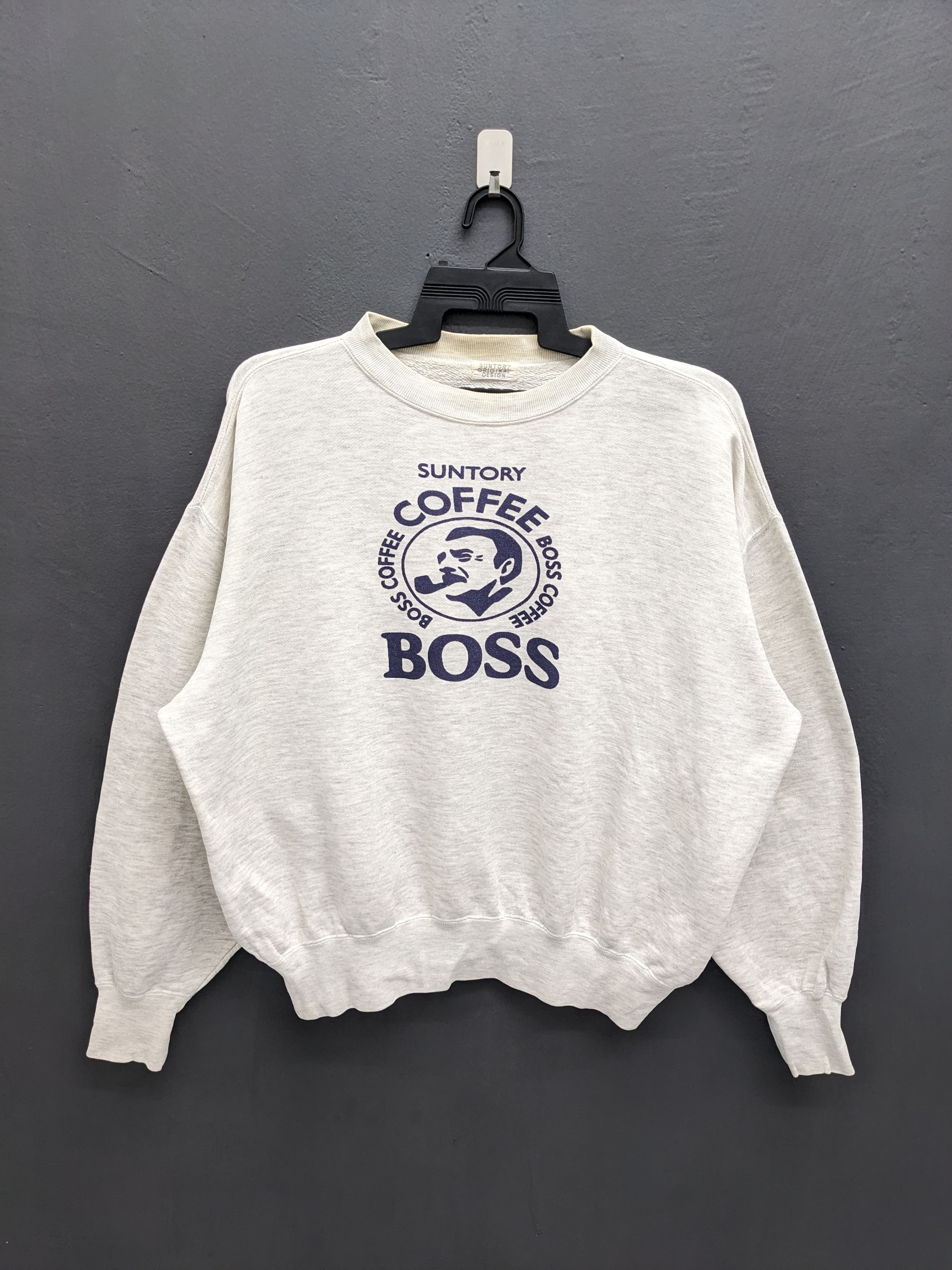 Japanese Brand Vintage Suntory BOSS Coffee Original Design Sweatshirt Size US XXL / EU 58 / 5 - 2 Thumbnail