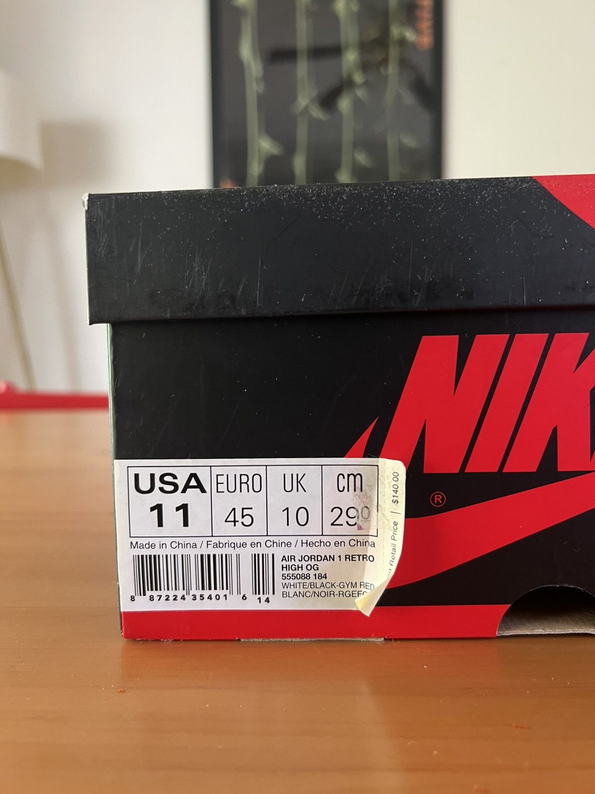Jordan Brand × Nike Jordan 1 “Black Toe” (2013) Size US 11 / EU 44 - 5 Thumbnail