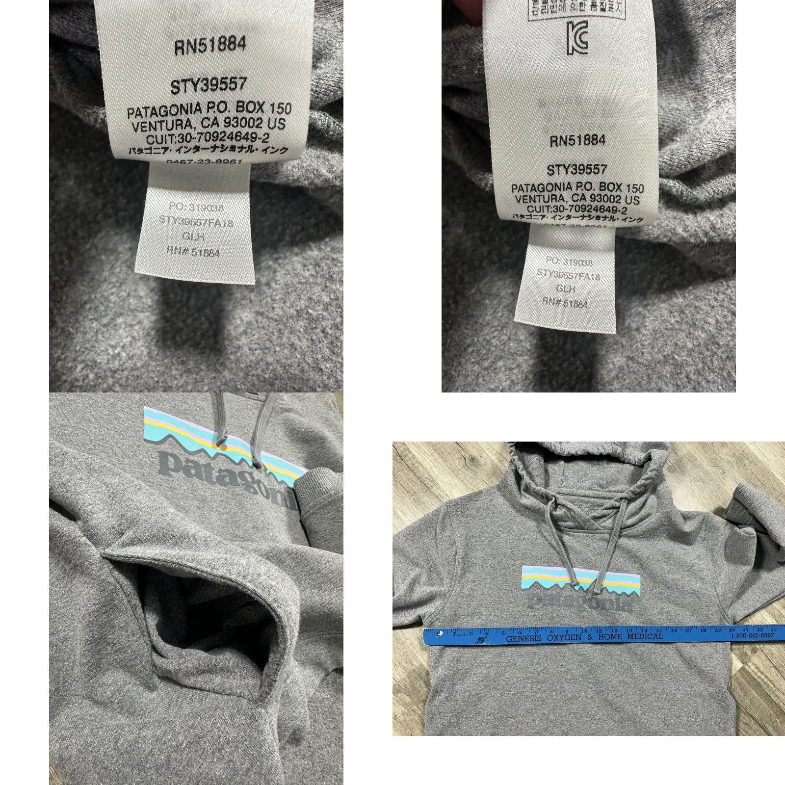 Patagonia Patagonia Hoodie Pullover M Unisex Adults Regular Graphic Logo Size M / US 6-8 / IT 42-44 - 8 Thumbnail