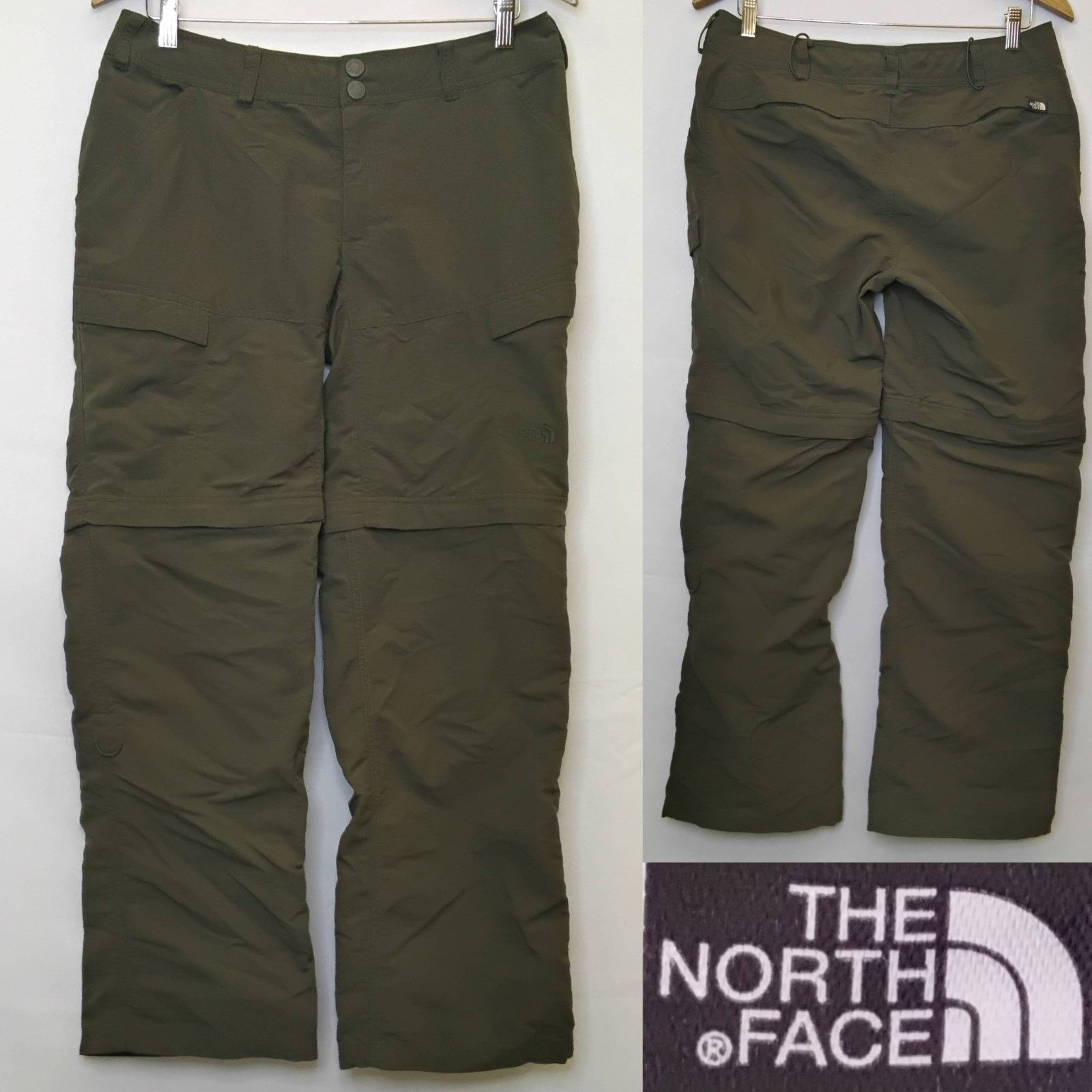 The North Face The North Face Convertible Pants Women's 12 (34x30) Green Size 34" / US 12 / IT 48 - 1 Thumbnail