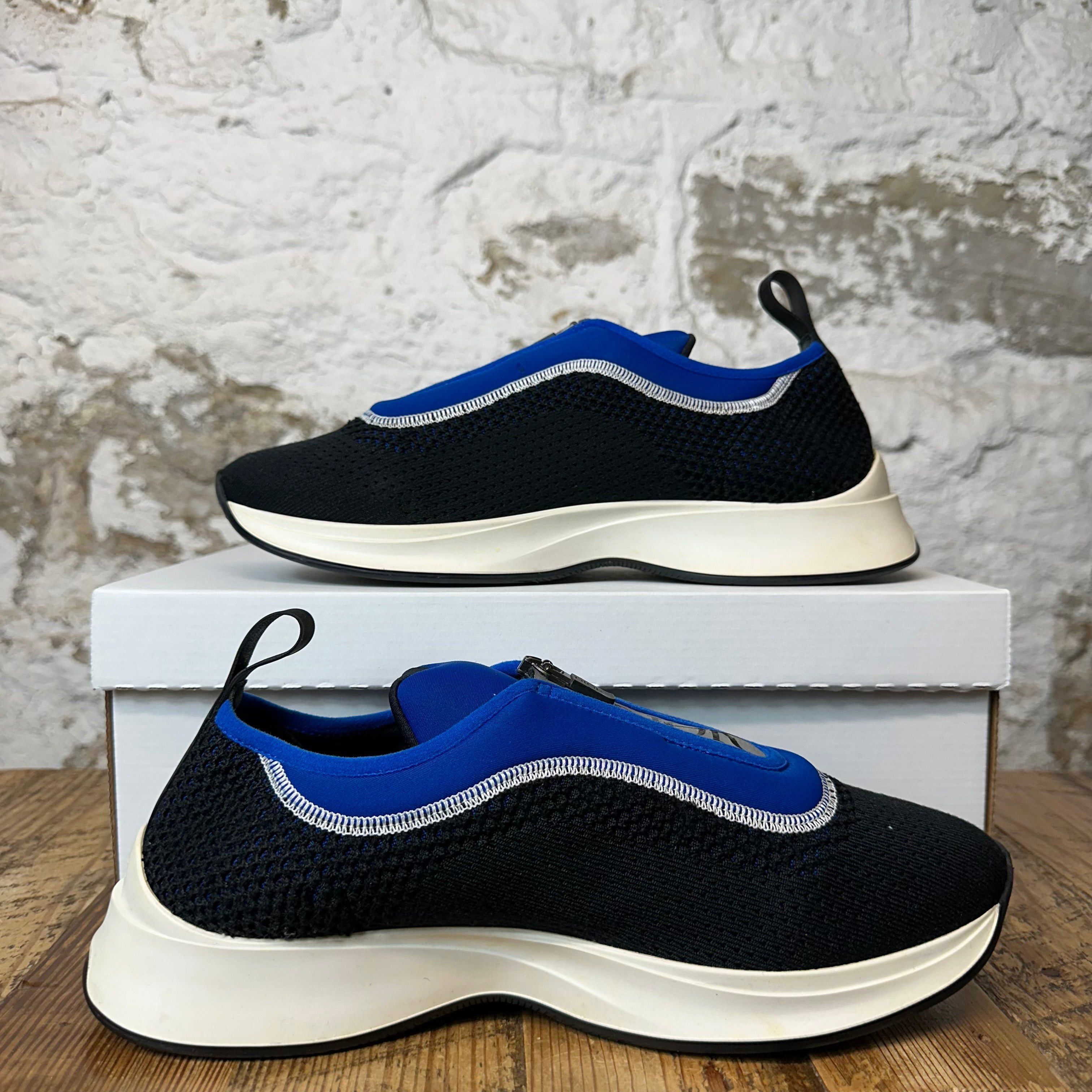 Dior Dior B25 Blue Black White Zipper Sneaker Sz 9 (42) Size US 9 / EU 42 - 2 Thumbnail