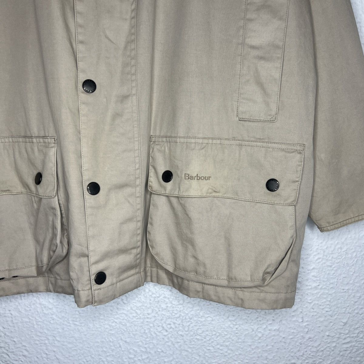 Barbour Barbour Beaufort Waxed Jacket Coat Beige A963 L/W Size US XL / EU 56 / 4 - 7 Thumbnail