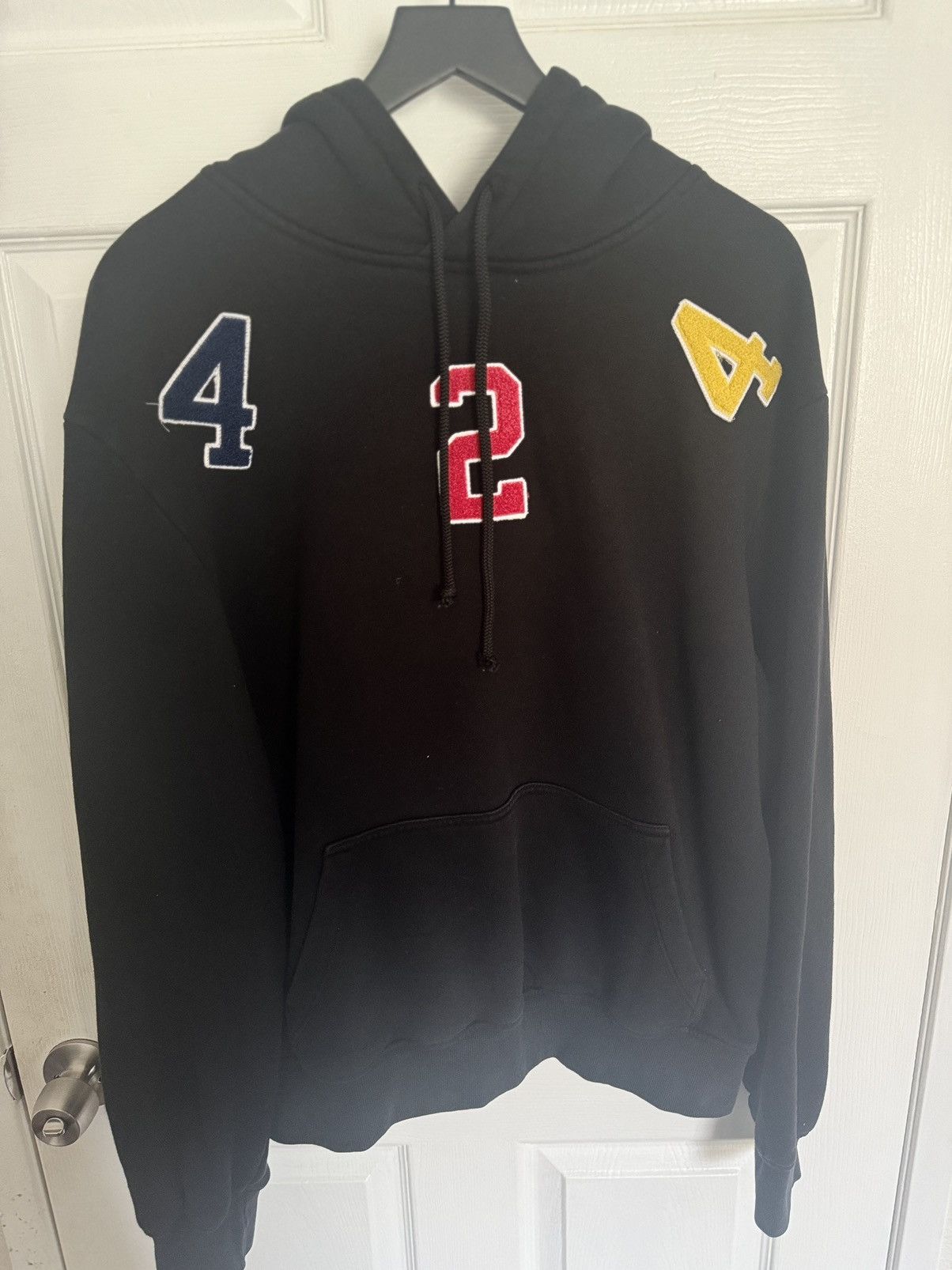 424 424 Black Numbers Hoodie Size US M / EU 48-50 / 2 - 4 Thumbnail