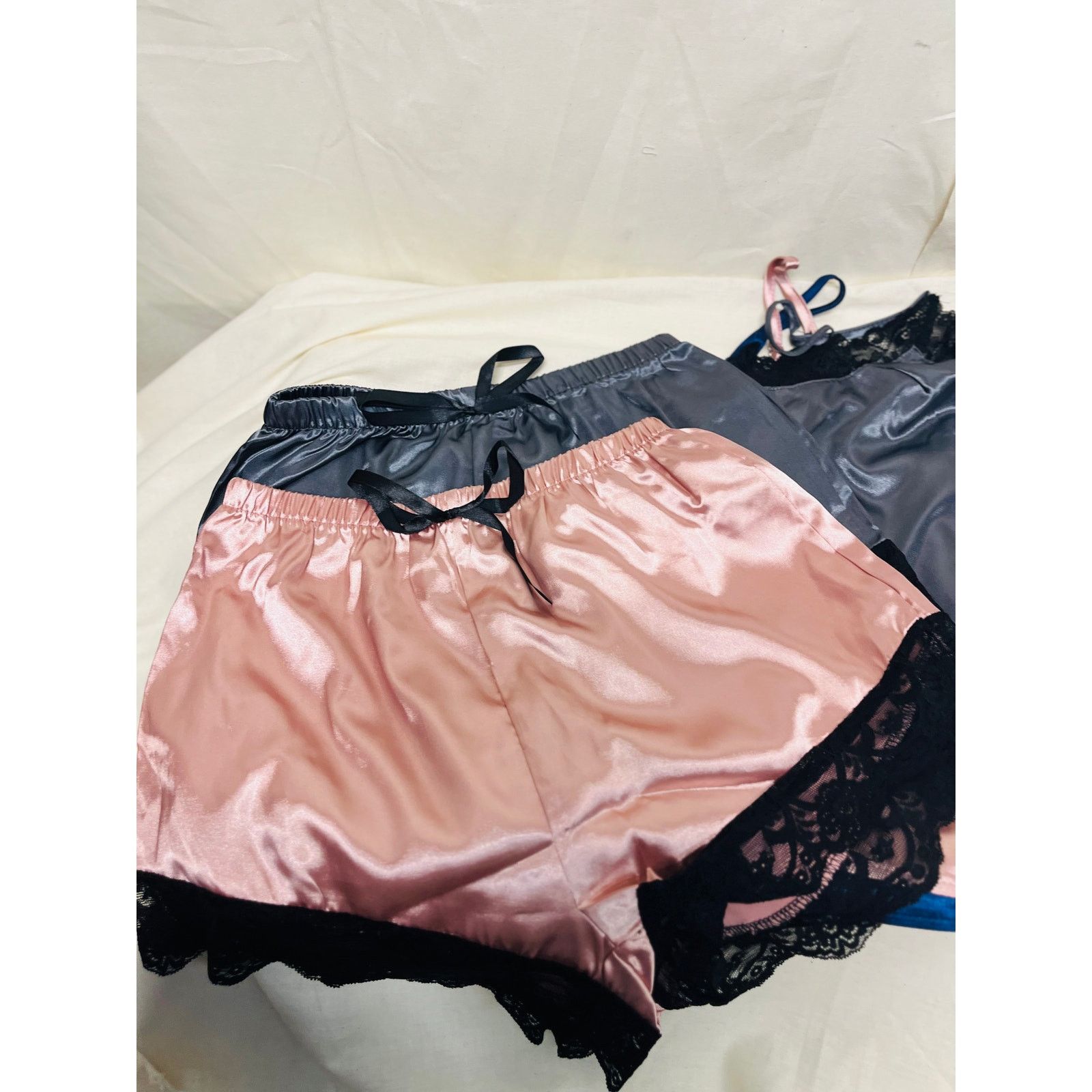 Shein 3 Lace Trim Cami/Short Sets Size ONE SIZE - 4 Thumbnail