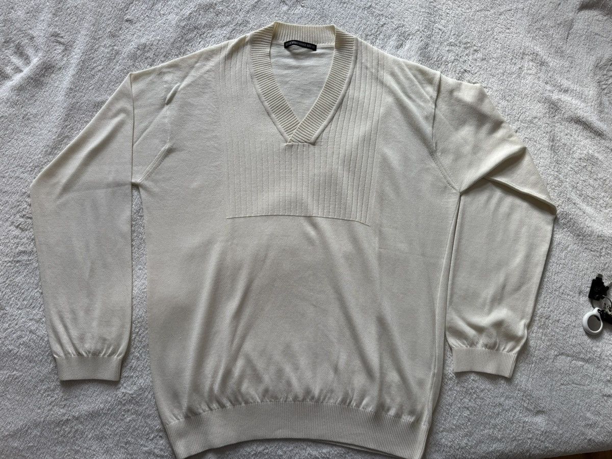 Issey Miyake Issey Miyake Cream Sweater Size US M / EU 48-50 / 2 - 6 Thumbnail