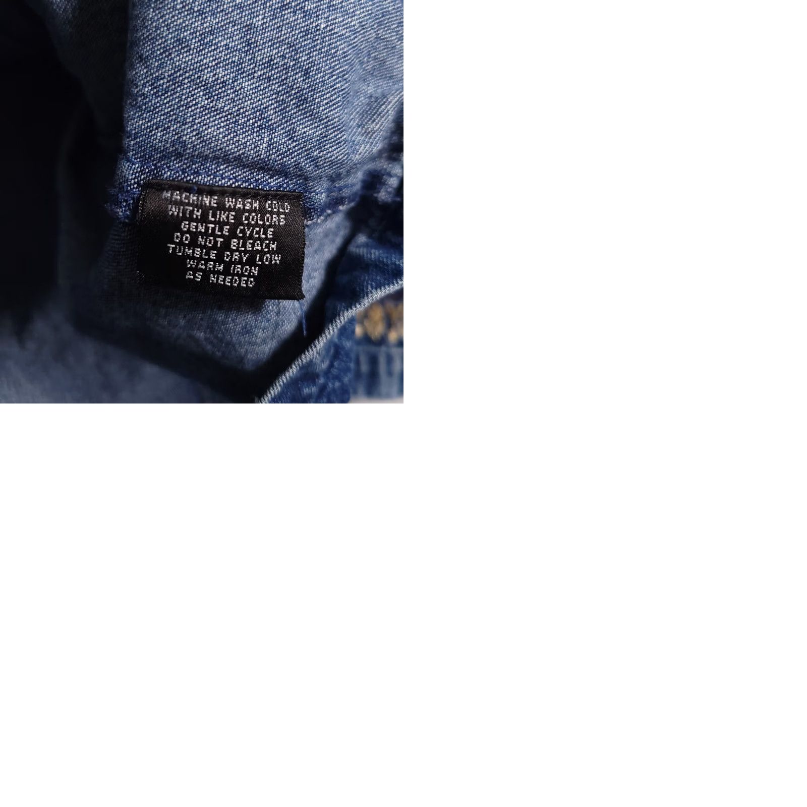 Denime NorthCrest Button Up Denim Jacket Shirt Women's Large Embroidered Collared Size L / US 10 / IT 46 - 10 Thumbnail