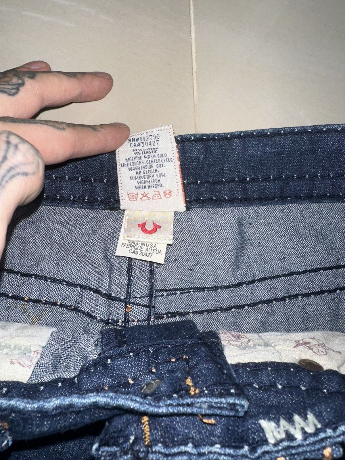 True Religion × Vintage True Religion mini skirt Size 30" / US 8 / IT 44 - 6 Thumbnail