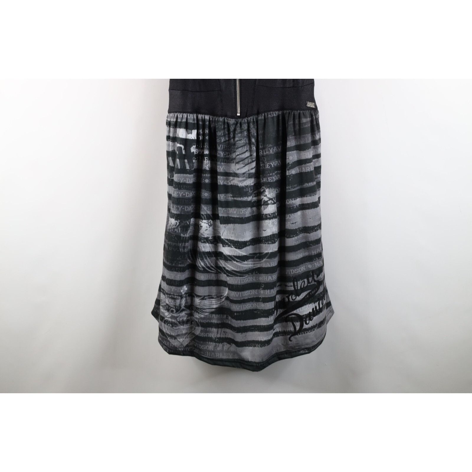 Harley Davidson × Vintage Deadstock Vintage Y2K Harley Davidson Rockabilly Dress Size L / US 10 / IT 46 - 3 Thumbnail