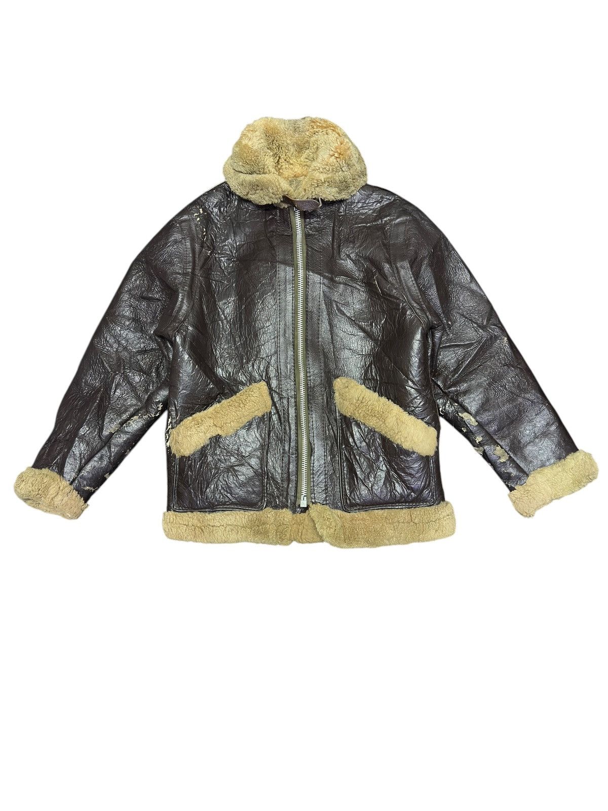 Vintage Vintage 1960 MK V1 Flying Jacket Sherpa Size US S / EU 44-46 / 1 - 1 Thumbnail