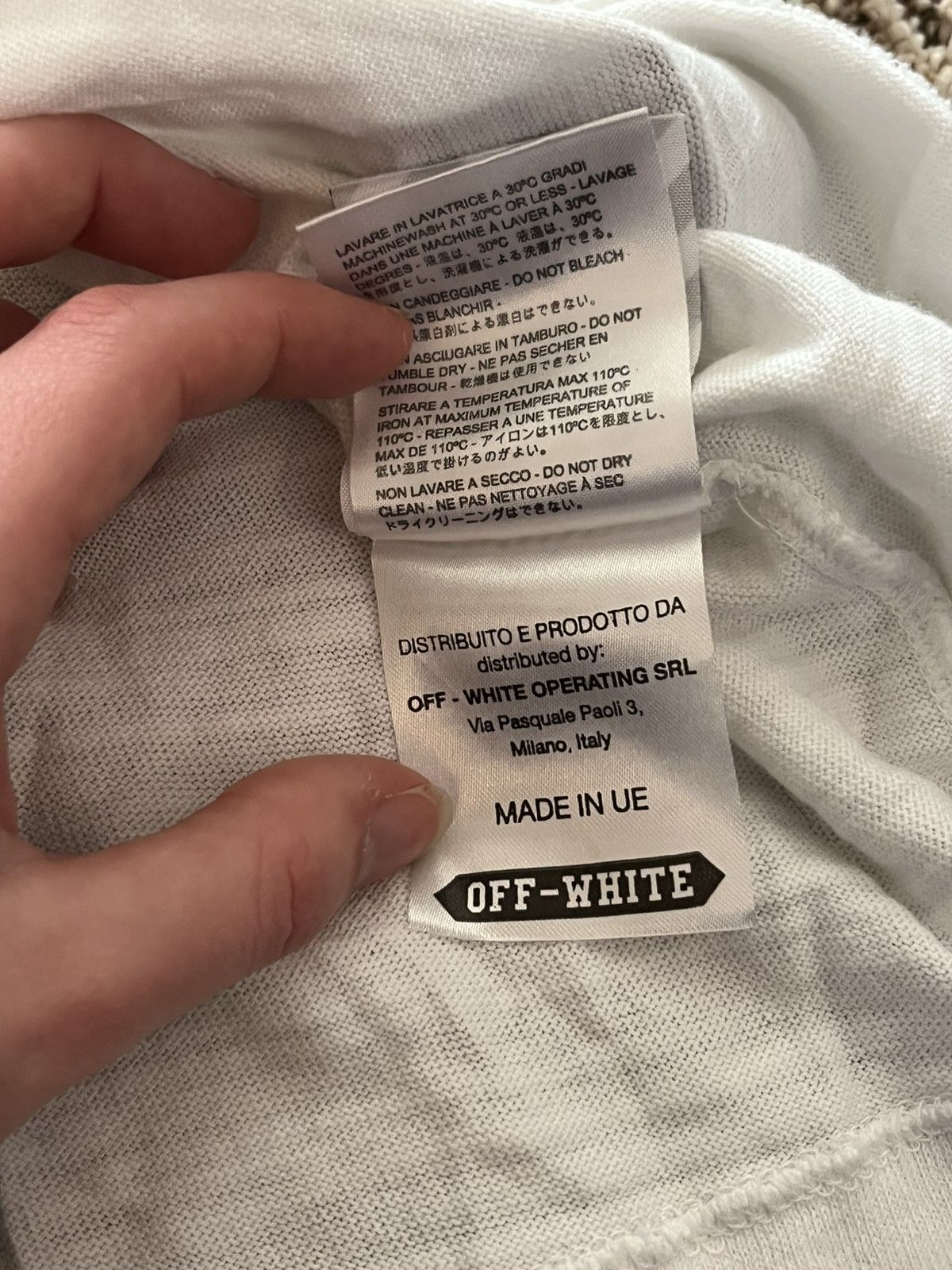 Off-White Off-White Caravaggio T-shirt Size US M / EU 48-50 / 2 - 7 Thumbnail