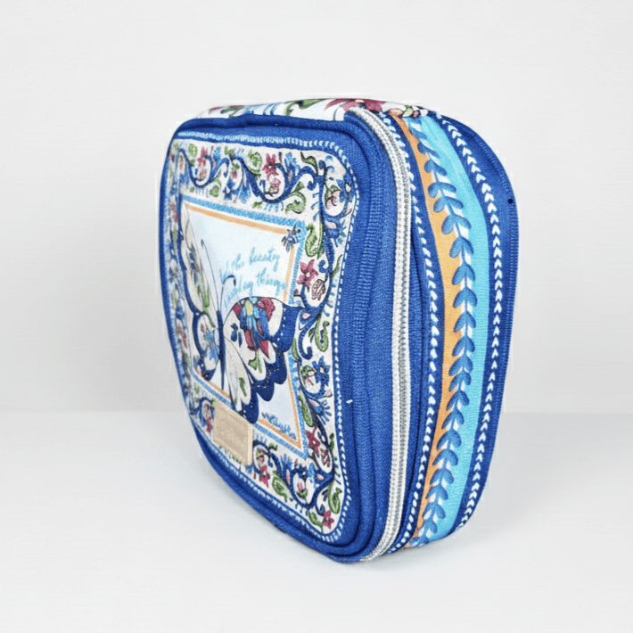 Brighton Brighton 7x6x2" Jewelry Case Butterfly Garden Rainbow Zip Size ONE SIZE - 2 Thumbnail