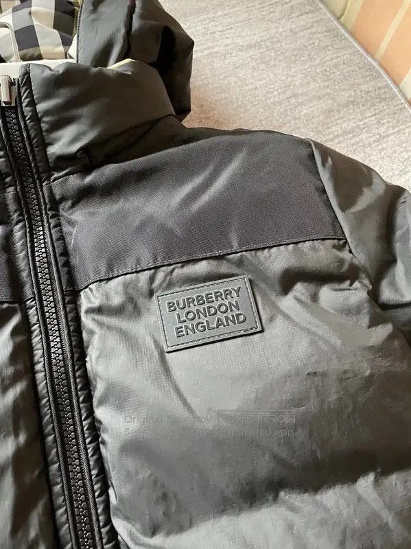 Burberry Burberry Black Women's Down Coat. Size L / US 10 / IT 46 - 3 Thumbnail