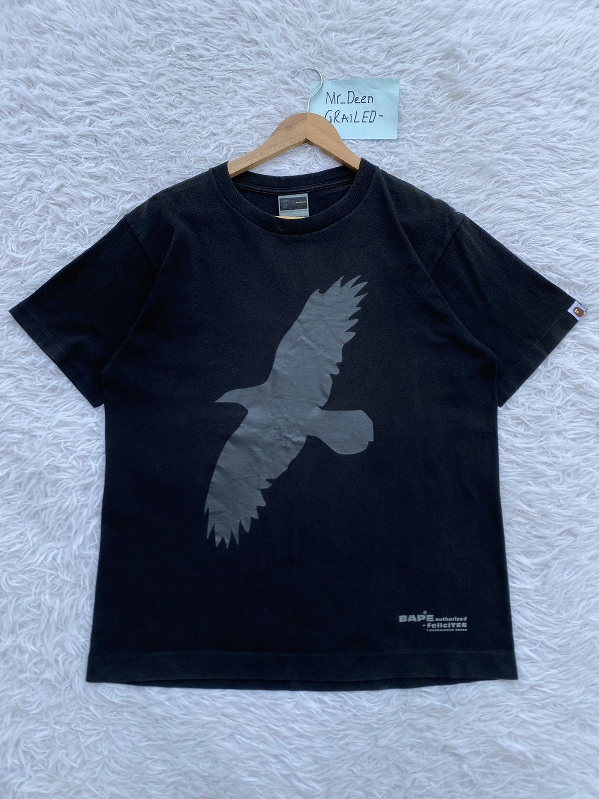 Bape Rare Vintage BAPE Eagle Printed Tshirt Size US M / EU 48-50 / 2 - 1 Thumbnail