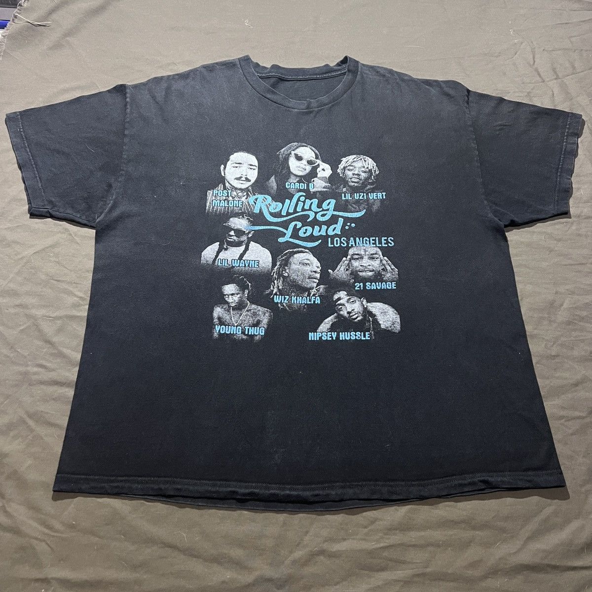 Rap Tees RollingLoud Wiz Khalifa Lil Wayne Nipsey Hussle Faded Hiphop Size US XXL / EU 58 / 5 - 5 Thumbnail