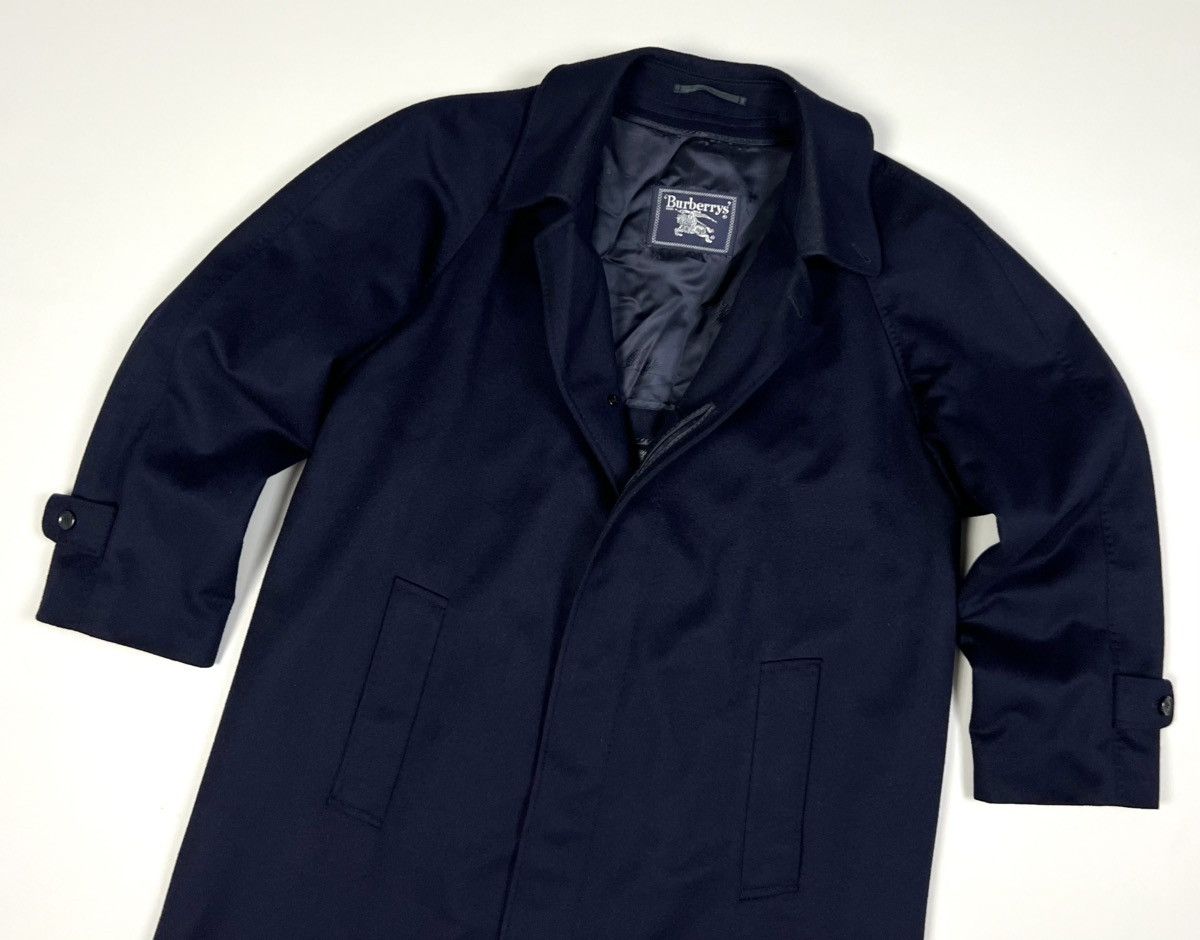 Burberry × Vintage Vintage Auth Men’s BURBERRYS Logo Wool Luxury Coat Jacket Size US M / EU 48-50 / 2 - 7 Thumbnail