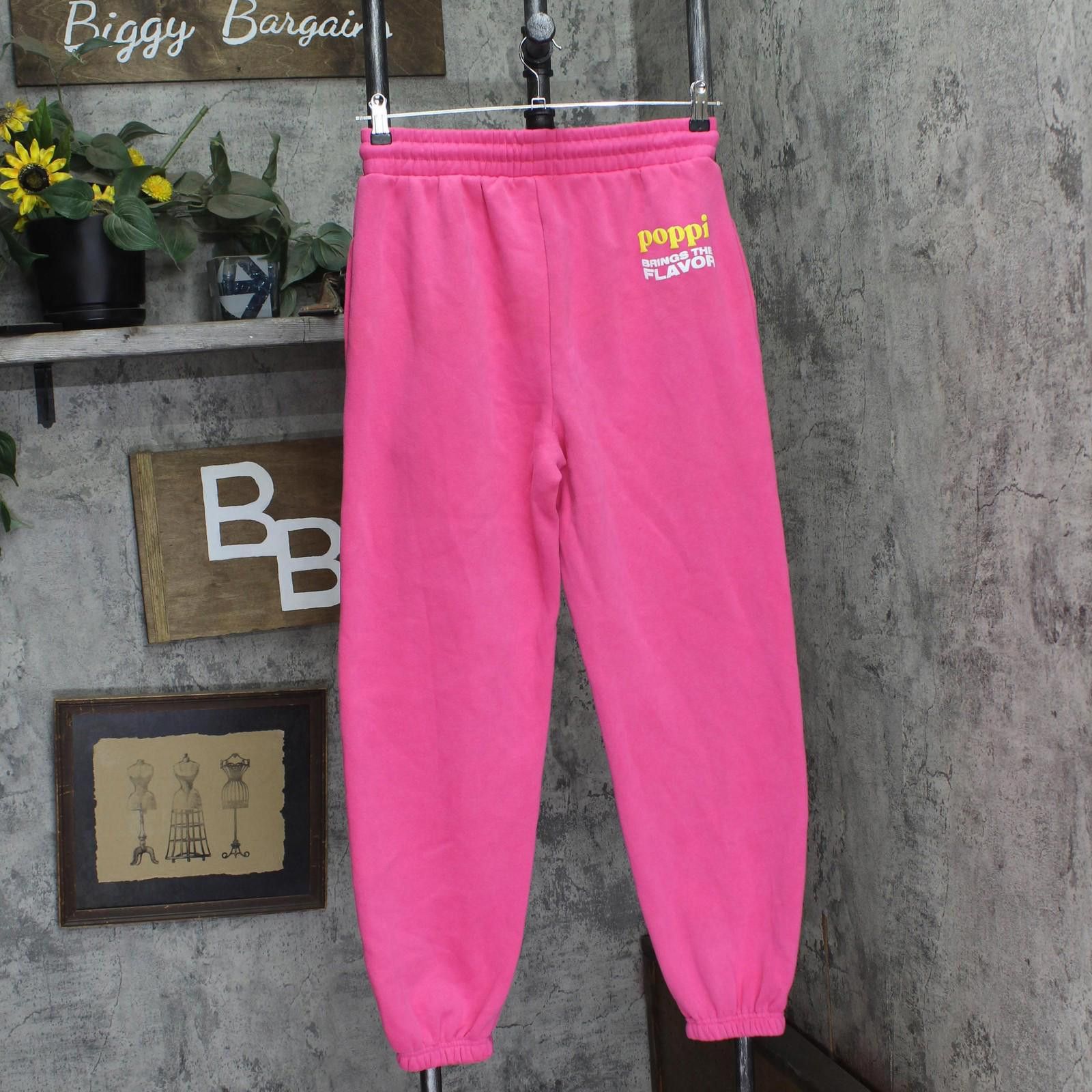 Designer New Poppi X Tgt Womens Icon Graphic Joggers 93225521 Pink M Size 32" / US 10 / IT 46 - 2 Thumbnail