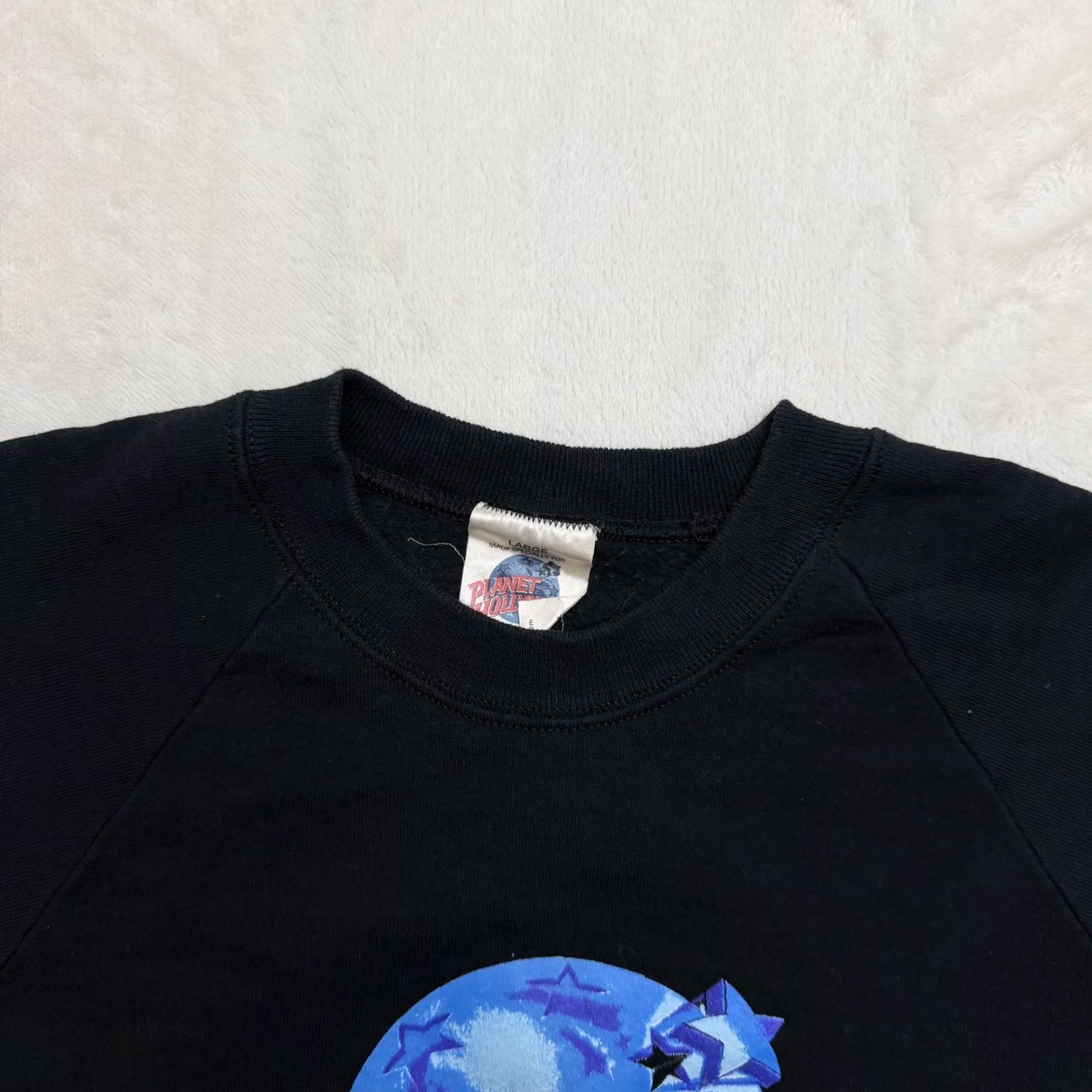 Planet Hollywood VINTAGE Planet Hollywood London Sweatshirt Mens Large Black Crewneck Graphic 90s Size US L / EU 52-54 / 3 - 3 Thumbnail