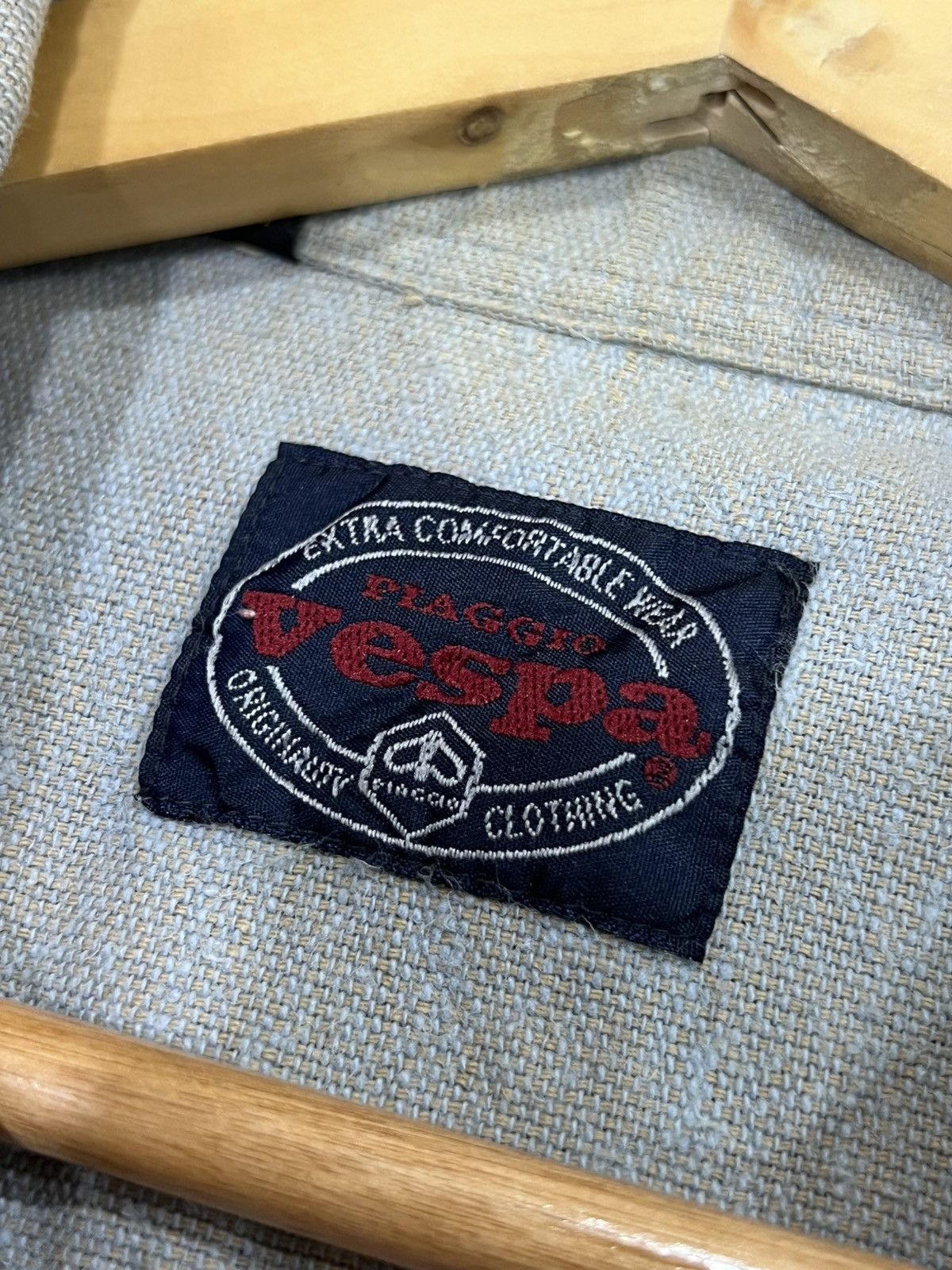Vintage Vespa Piaggio Flannel Shirt Size US L / EU 52-54 / 3 - 2 Thumbnail