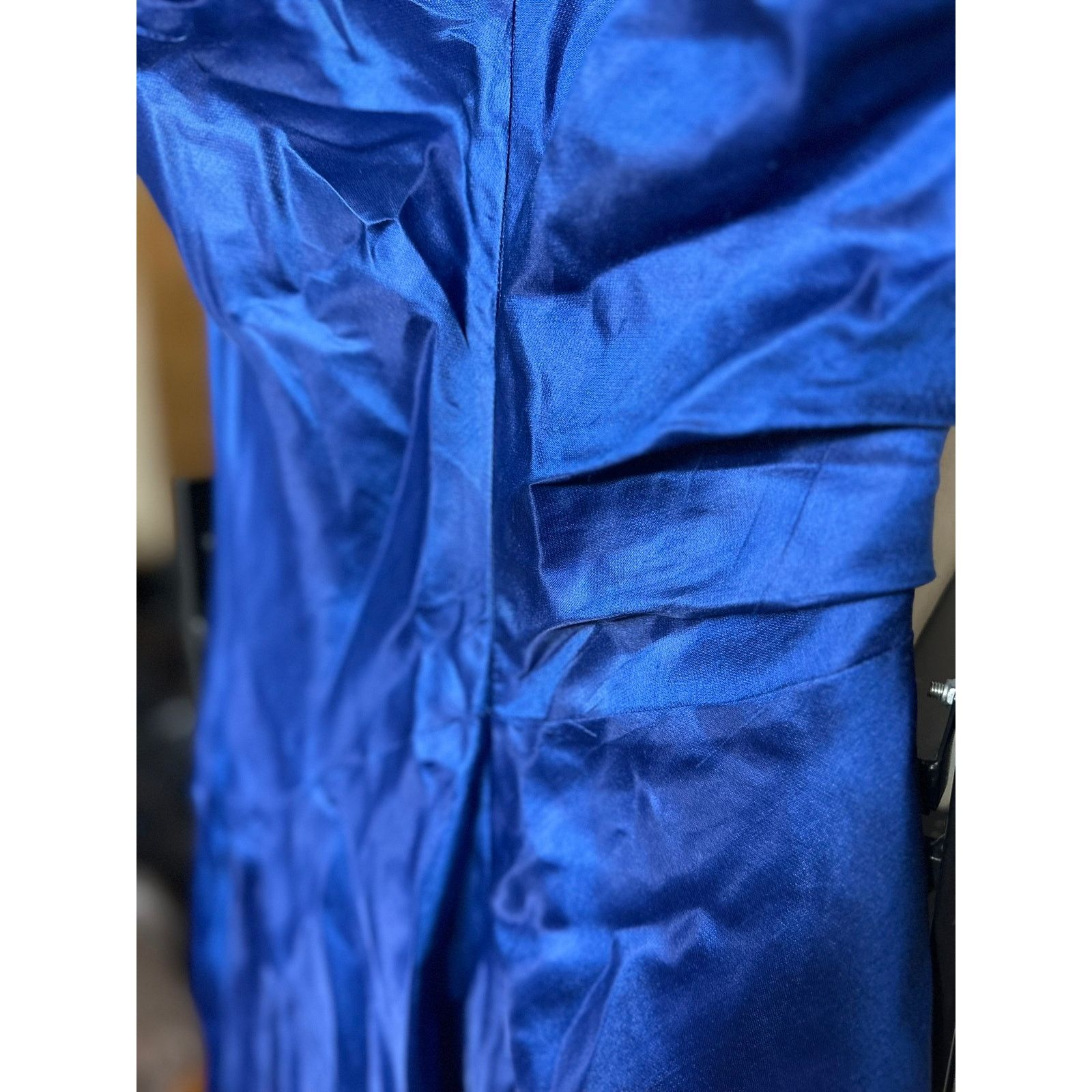 Staud STAUD Frida Silk Dress Deep Sea 0 Size XS / US 0-2 / IT 36-38 - 4 Thumbnail