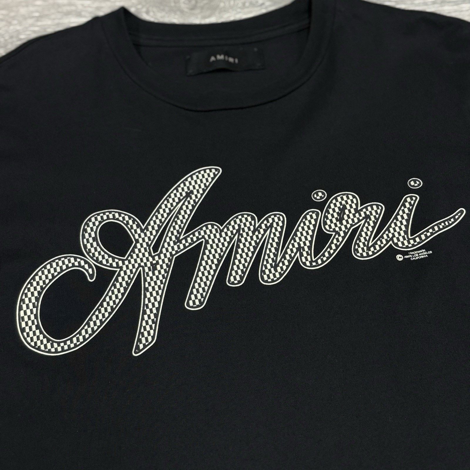 Amiri Amiri Script Logo T-Shirt ' Black ' | 100% AUTHENTIC! Size US XL / EU 56 / 4 - 4 Thumbnail