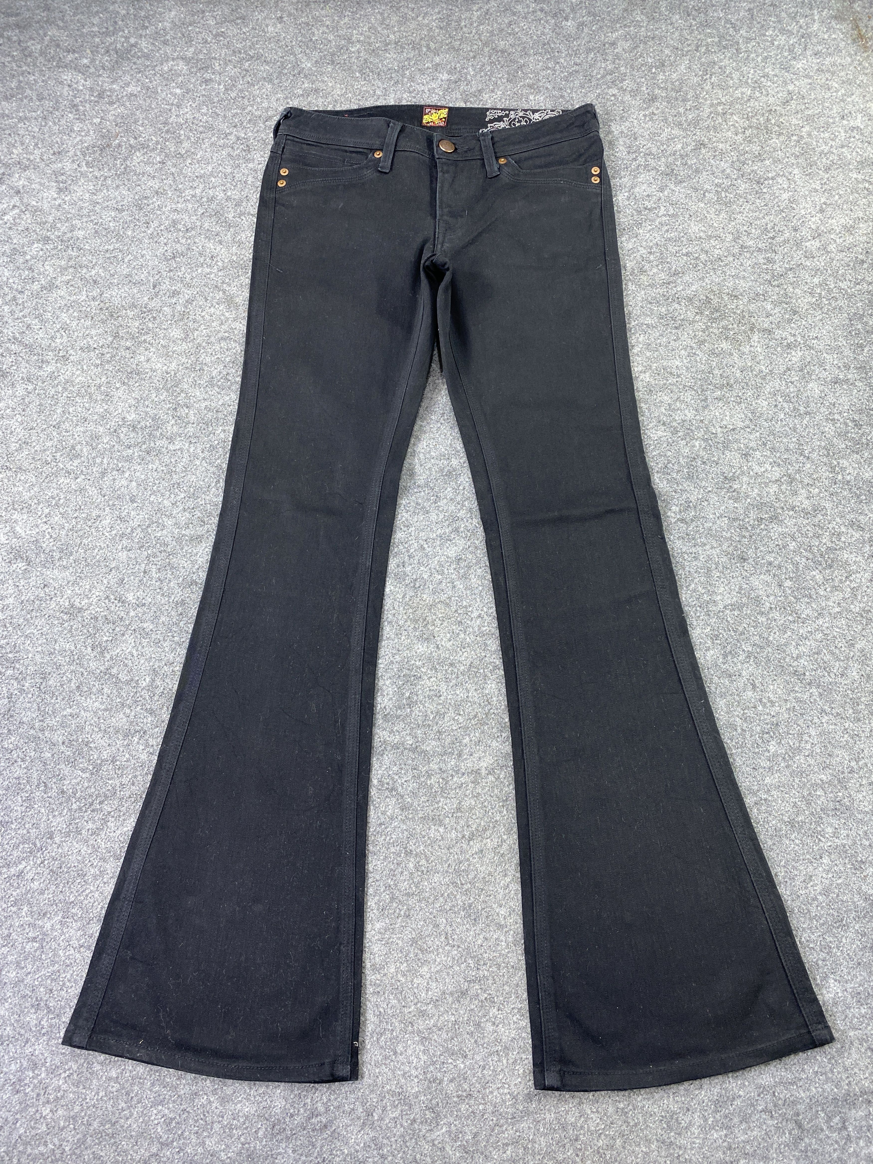 Japanese Brand Japanese Brand Brappers Bootcut Black Jeans - J1099 Size 29" - 2 Thumbnail