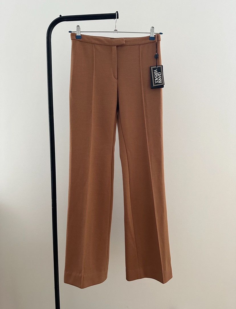 Versace 90s brand new gianni versace wool trousers Size 30" / US 8 / IT 44 - 1 Thumbnail