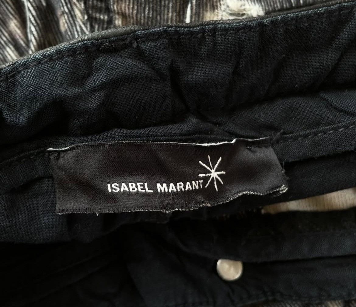 Isabel Marant × Isabel Marant Etoile 2000s Isabel Marant Etoile Feather Patchwork Corduroy Size US 30 / EU 46 - 6 Thumbnail