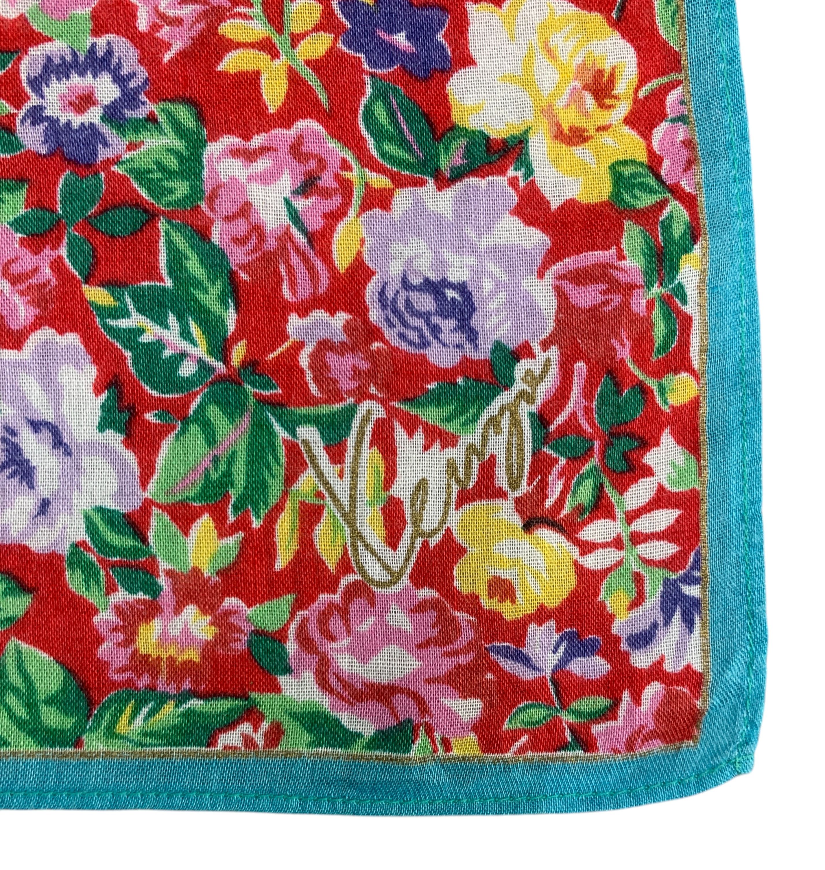 Kenzo × Vintage Vintage Kenzo Handkerchief Scarf Neckerchief - HKA1005 Size ONE SIZE - 8 Thumbnail