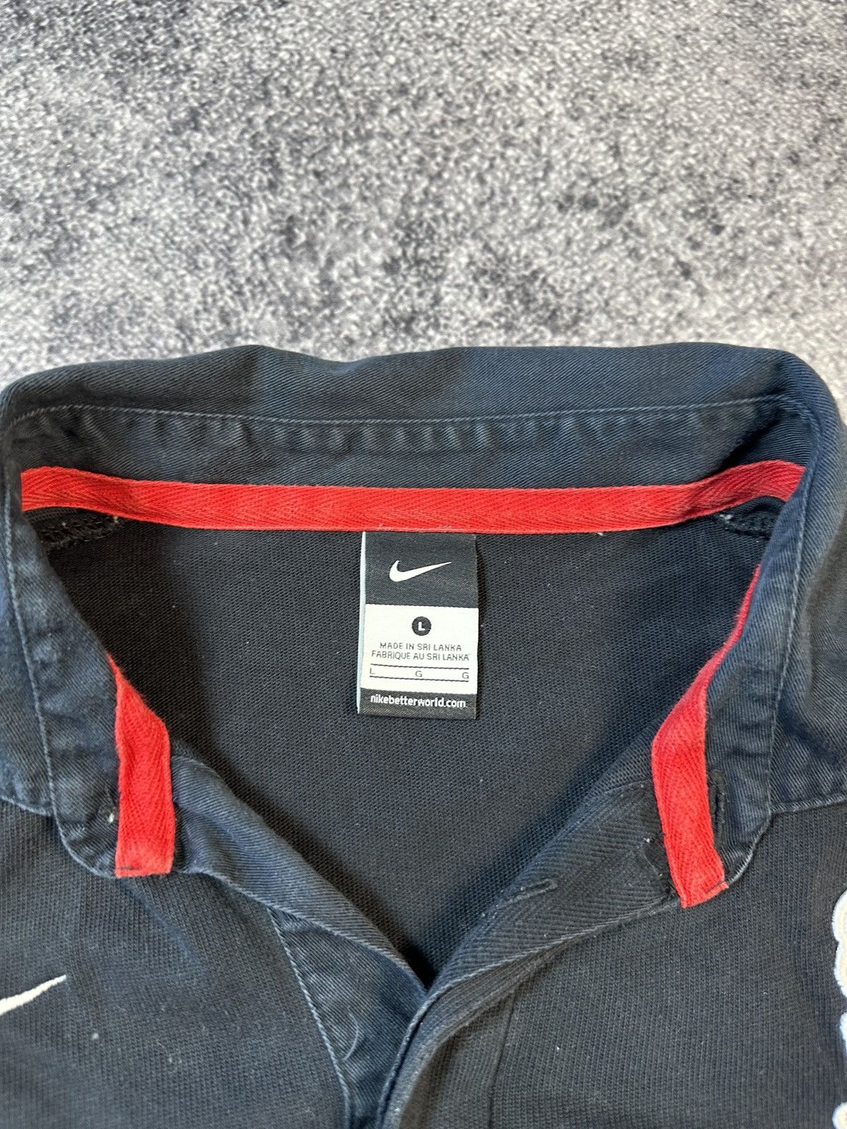 Nike × Vintage Y2k vintage Nike England Long Rugby Streetwear Jersey VTg L Size US L / EU 52-54 / 3 - 3 Thumbnail