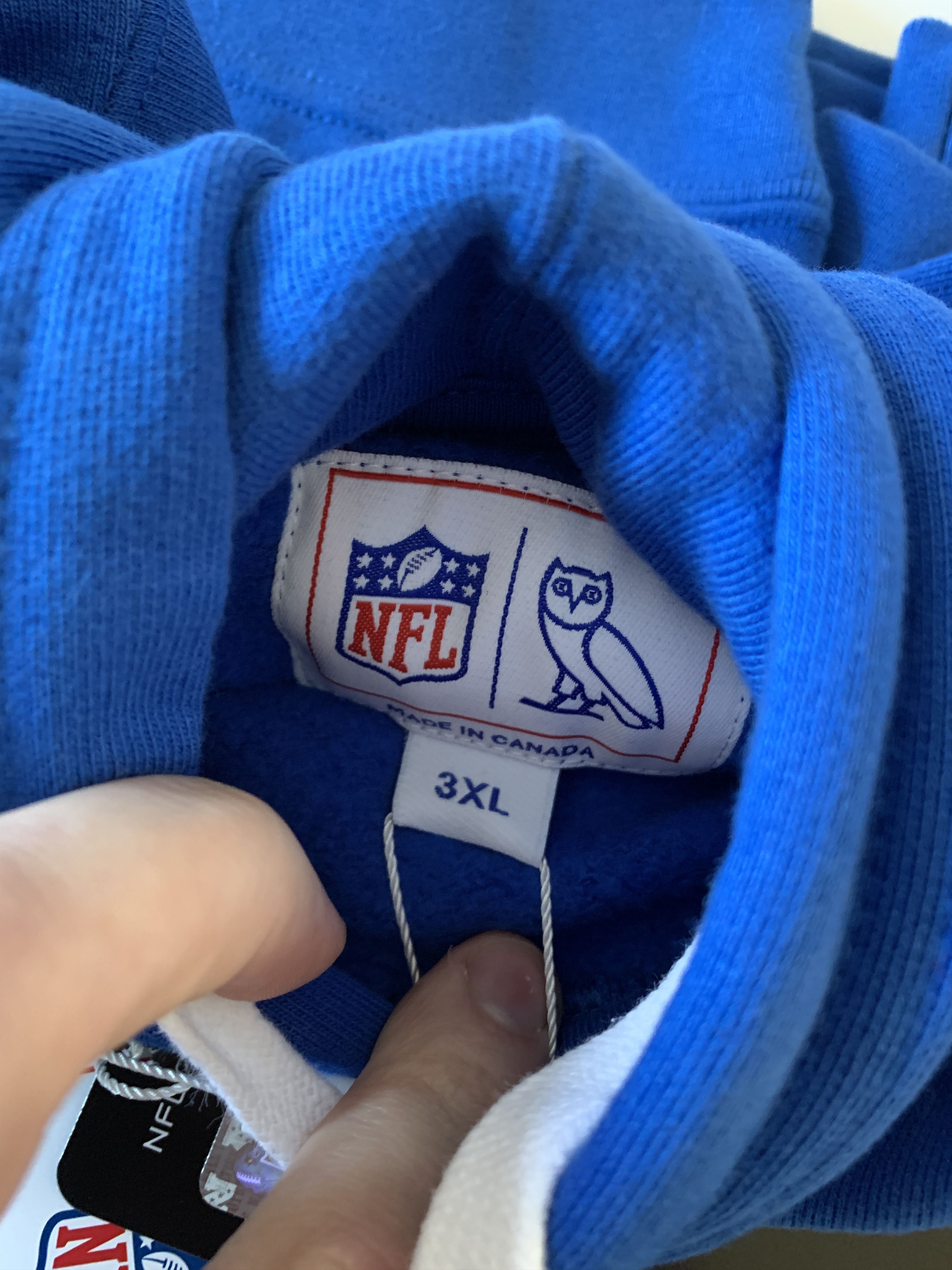 Drake *RARE* OVO x NFL Los Angeles Rams OG Owl Hoodie XXXL Size US XXL / EU 58 / 5 - 7 Thumbnail