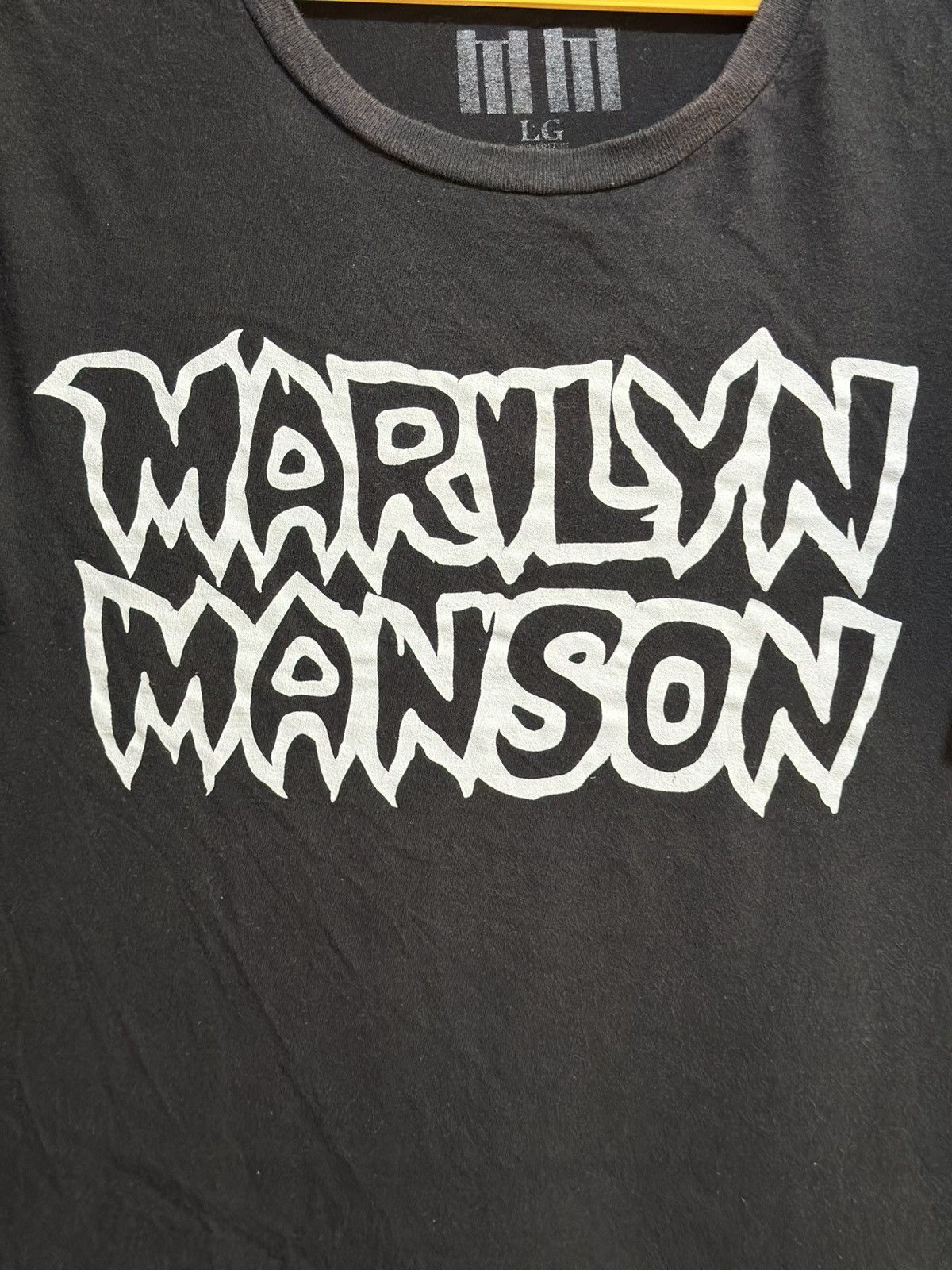 Band Tees × Vintage Vintage Marilyn Manson Sun Faded Tee Size US L / EU 52-54 / 3 - 2 Thumbnail