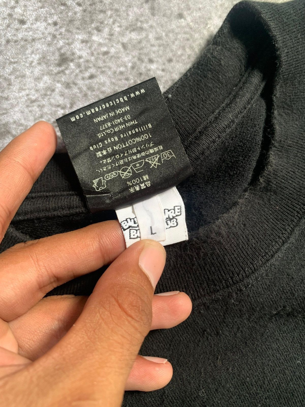 Billionaire Boys Club Billionaire Boys Club Logo Black Tee Size US L / EU 52-54 / 3 - 6 Thumbnail