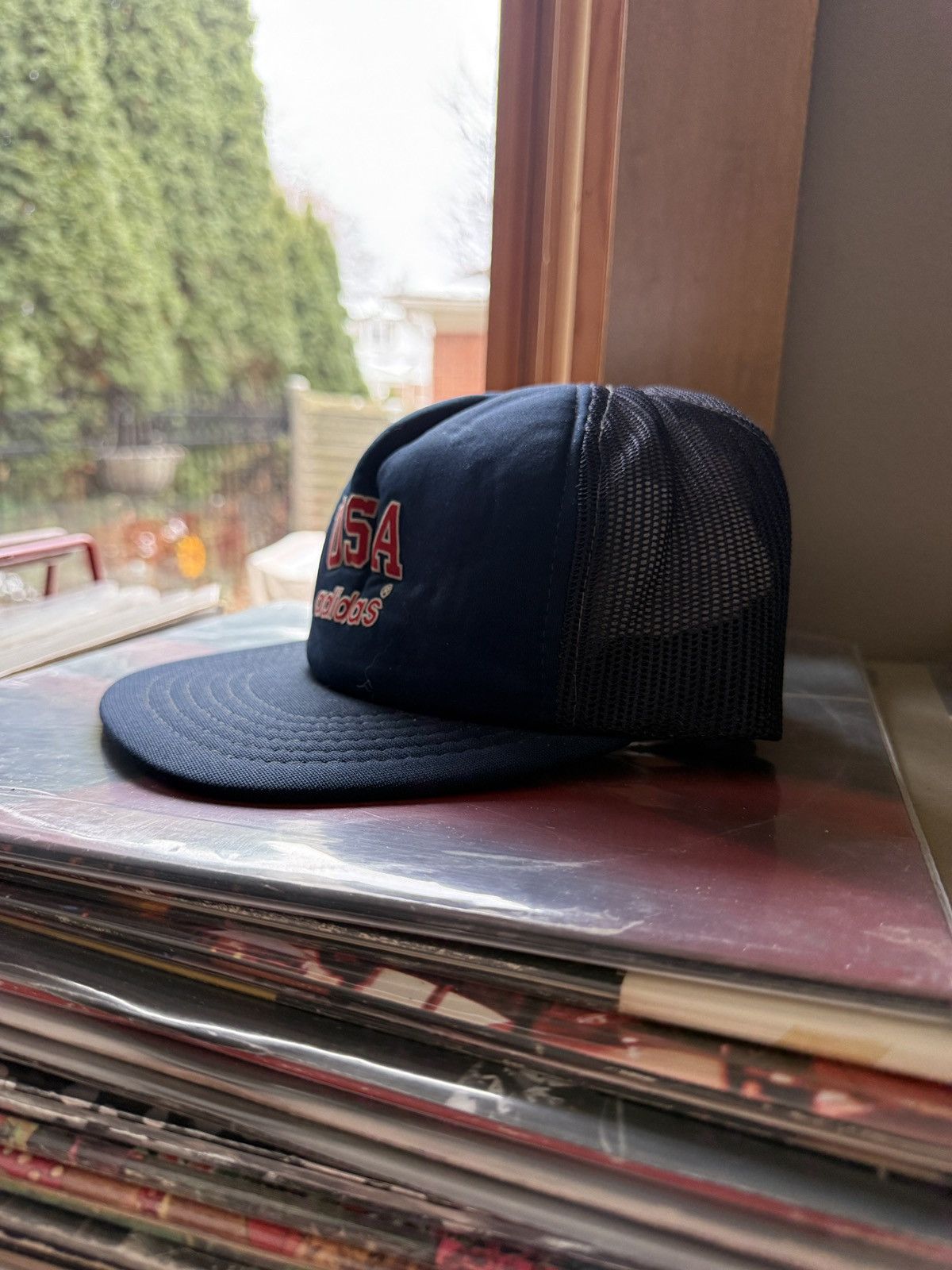 Adidas Vintage Adidas Team USA Mesh Snapback Trucker Hat Size ONE SIZE - 3 Thumbnail