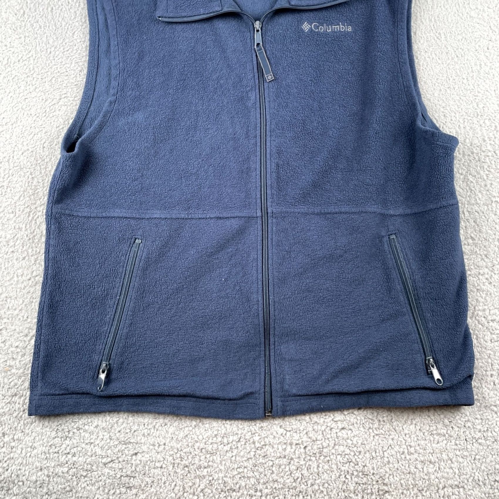 Colombo Colombia Vest Navy Blue Fleece Zip Up Packable L Large Mens Regular Size Blue EUC Outdoor Sports 1990s Size US L / EU 52-54 / 3 - 6 Thumbnail