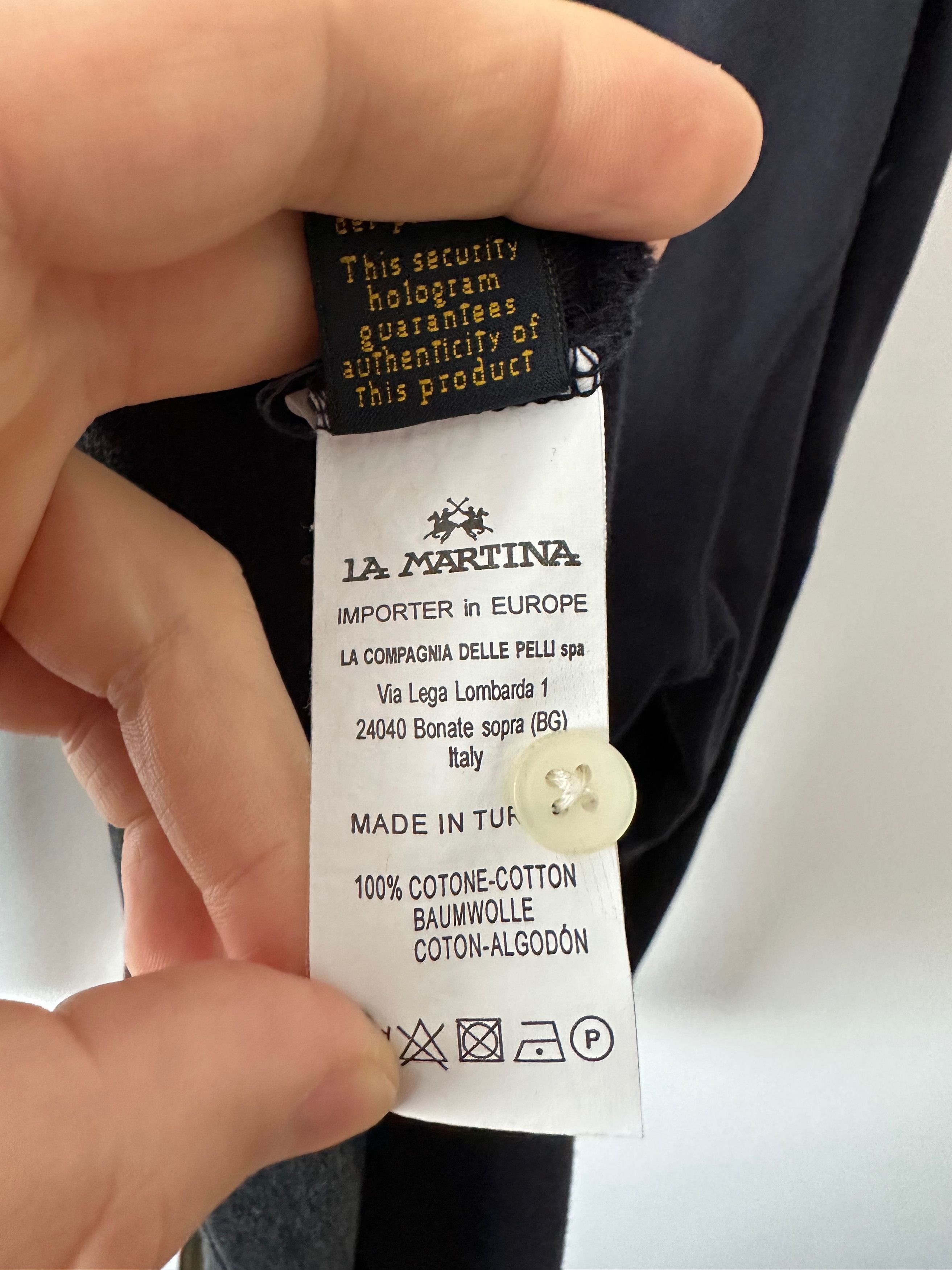 La Martina La Martina Kitzbuhel Polo shirt Long Sleeve Cotton XXL Size US XXL / EU 58 / 5 - 11 Thumbnail