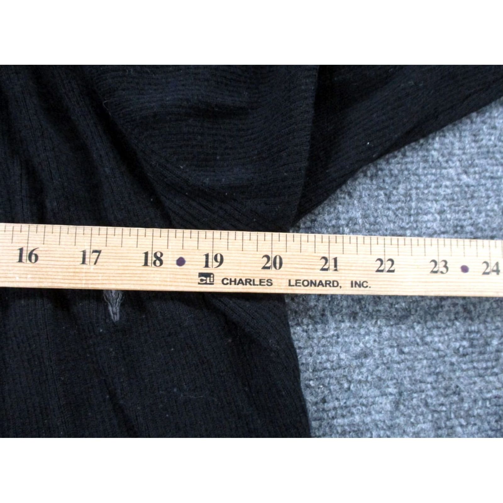 Allsaints All Saints Cardigan Sweater Womens S Black Merino Wool Wrap Open Casual Ribbed Size S / US 4 / IT 40 - 5 Thumbnail