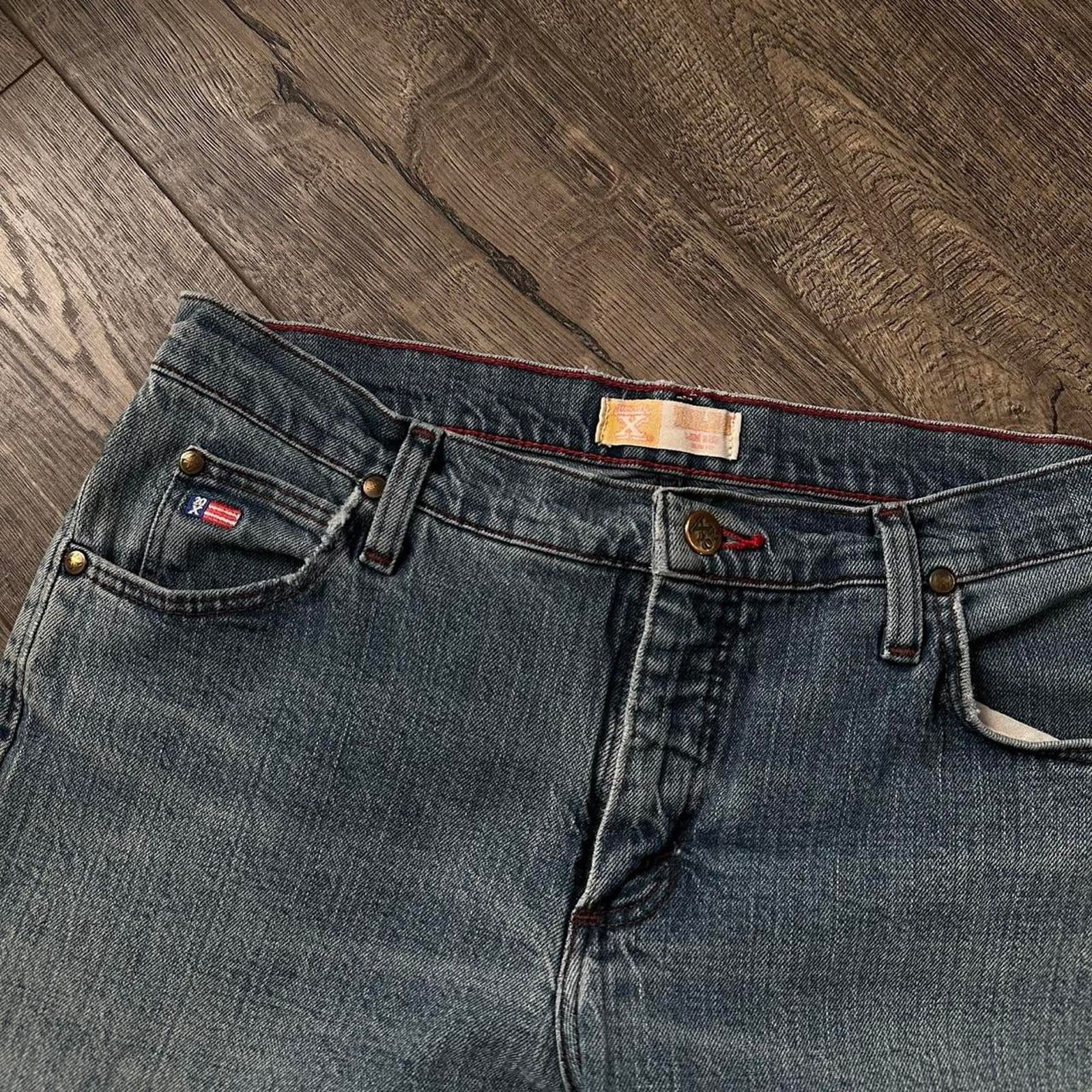 Vintage × Wrangler Vintage Basic Wrangler 20x Worn Denim Blue Jean Pants Size US 30 / EU 46 - 6 Thumbnail