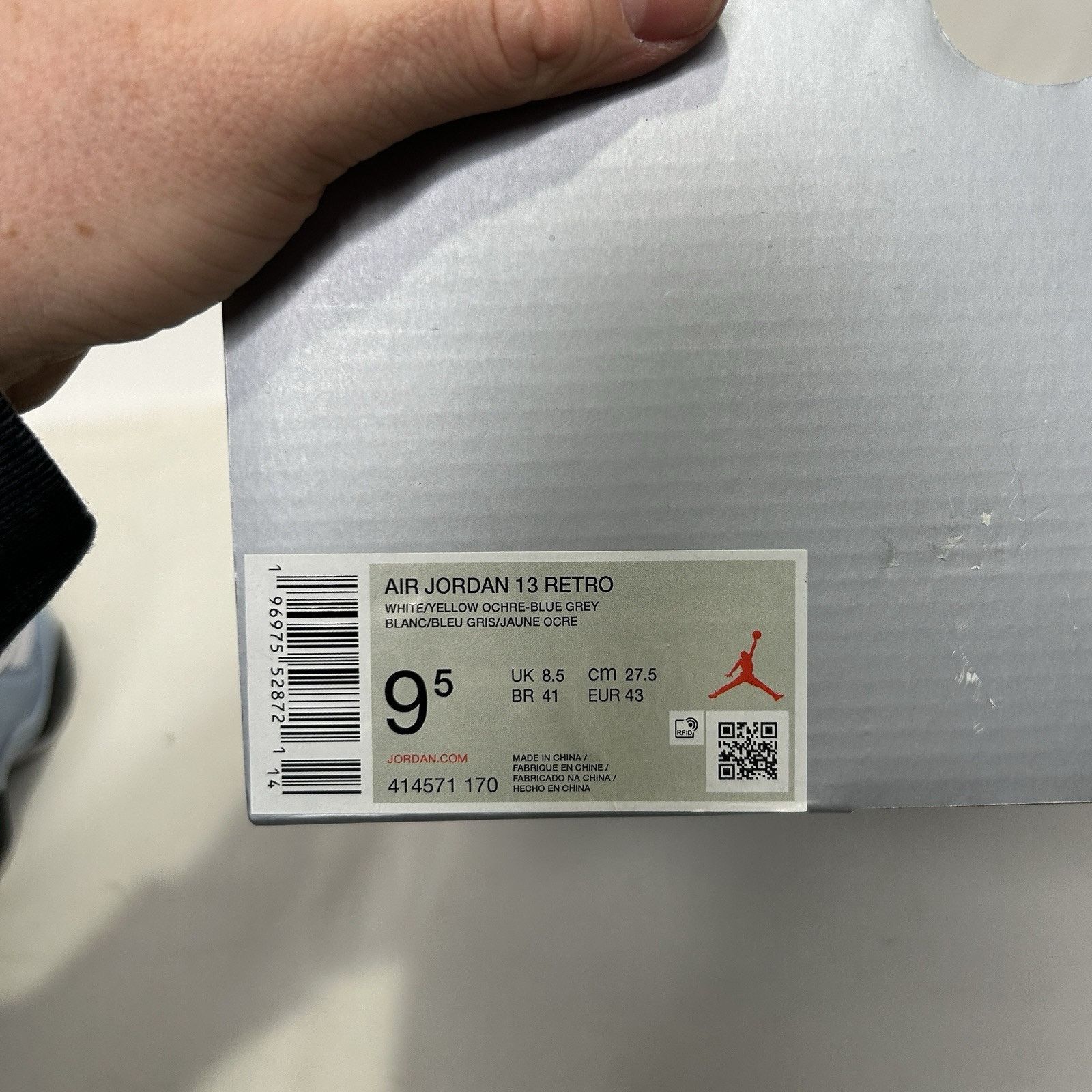 Nike Nike Air Jordan 13 Retro “Blue Grey” Size US 9.5 / EU 42-43 - 5 Thumbnail