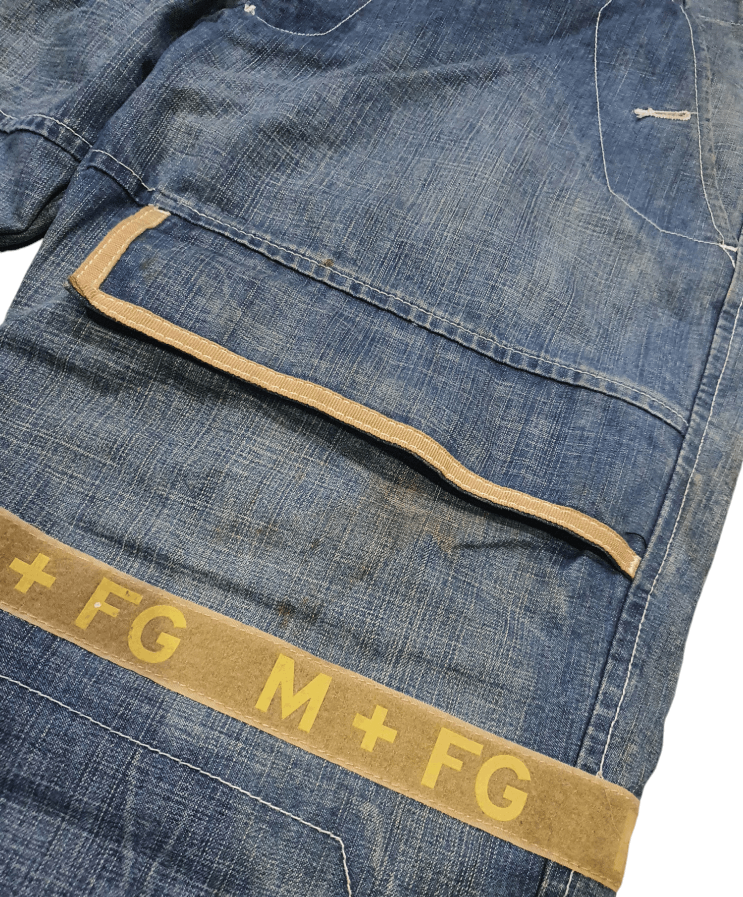 Marithe + Francois Girbaud × Vintage 90s MARITHE FRANCOIS GIRBAUD Wide Leg Baggy Blue Denim Jeans Size US 36 / EU 52 - 22 Thumbnail