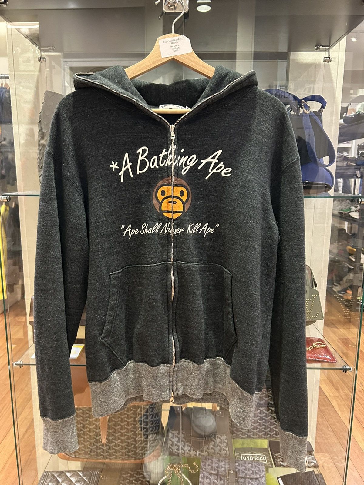 Bape Bape Baby Milo Logo Full Zip Hoodie Size US M / EU 48-50 / 2 - 1 Thumbnail