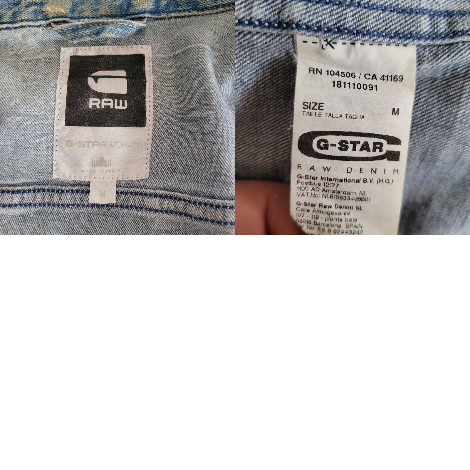 G-Star VINTAGE G-Star Denim Jacket Sz M Women's Size M / US 6-8 / IT 42-44 - 8 Thumbnail