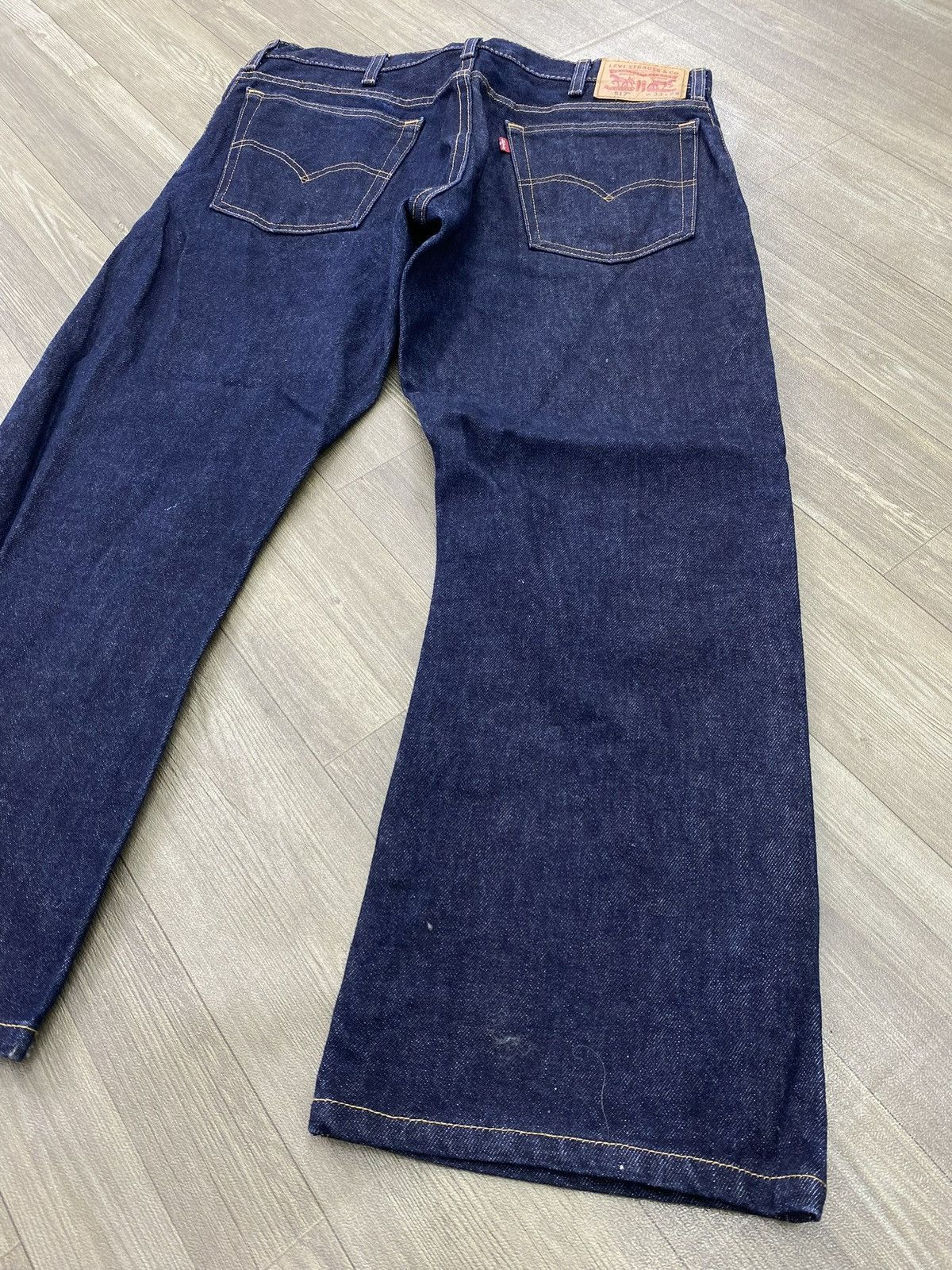 Levi's Vintage Clothing 2000s Vintage Levis 517 Bell Button Bootcut Flared Jeans Size US 33 - 17 Thumbnail