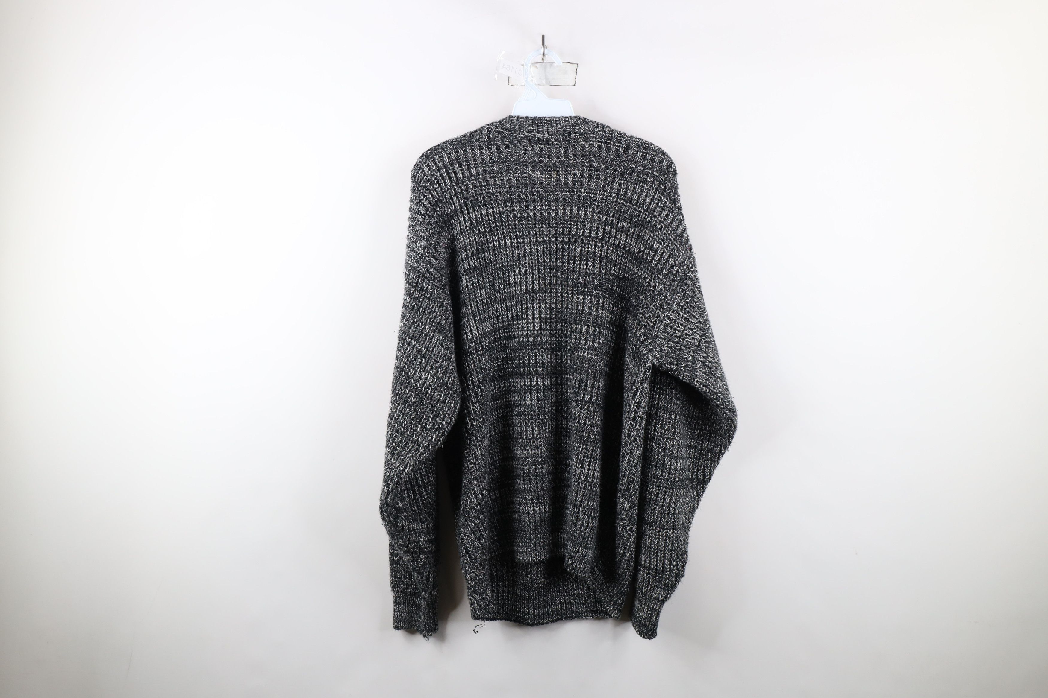 Vintage Vintage 90s Streetwear Chunky Ribbed Knit Crewneck Sweater Size US XL / EU 56 / 4 - 8 Thumbnail