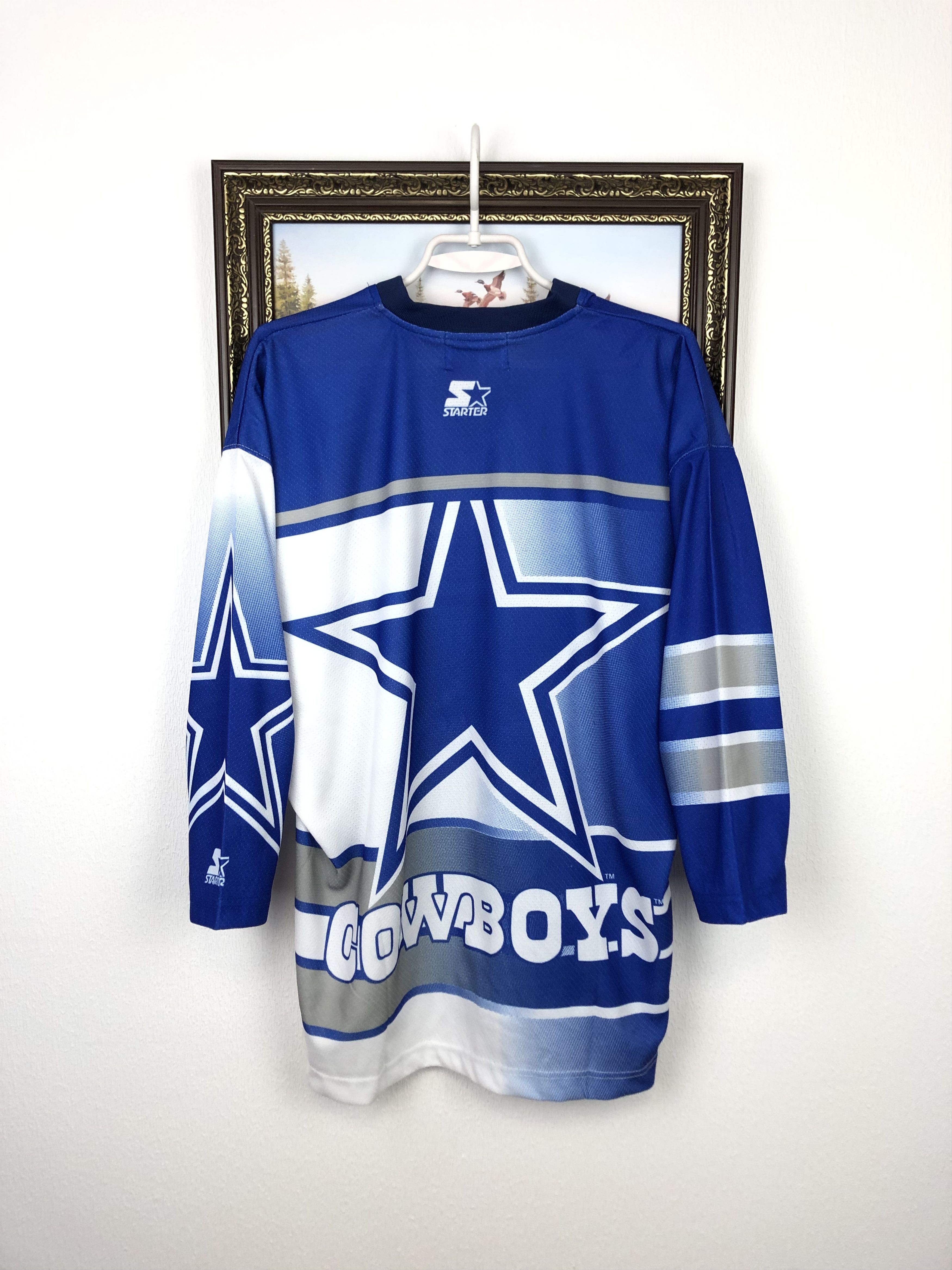 Starter Vintage 90's Starter Dallas Cowboys NFL Hockey Jersey Size US L / EU 52-54 / 3 - 8 Thumbnail
