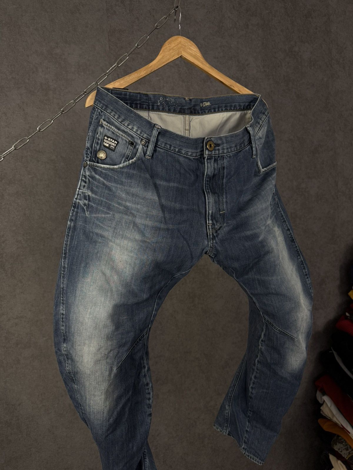 G-Star G Star Raw asymmetric jeans Size US 36 / EU 52 - 3 Thumbnail