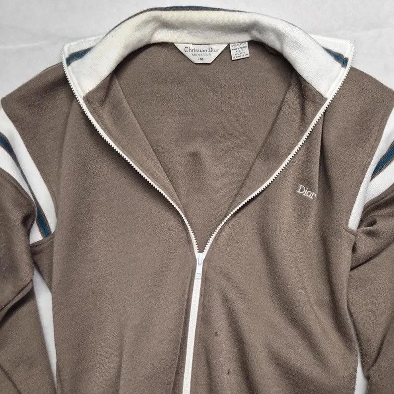 Dior vintage 90s Christian Dior Monsieur full zip sweatshirt Size US M / EU 48-50 / 2 - 3 Thumbnail