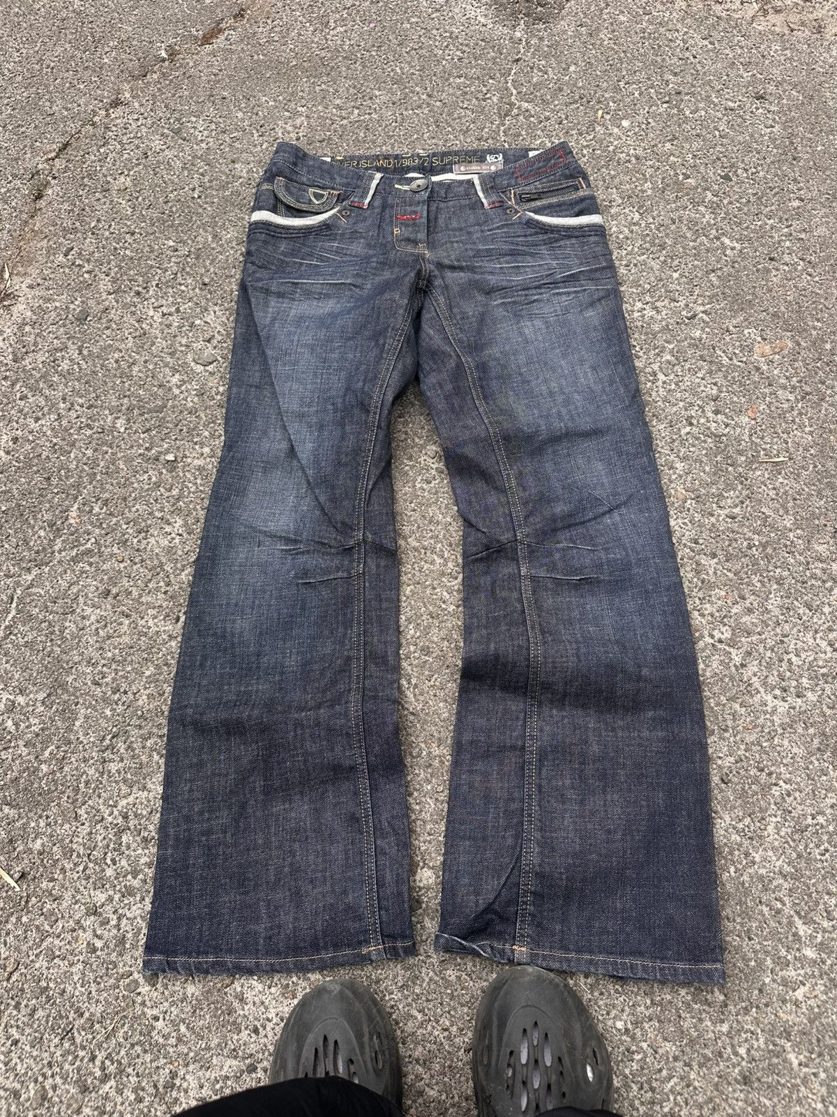 Japanese Brand Baggy Flared Y2K Japanese Brand Jeans Size US 36 / EU 52 - 2 Thumbnail