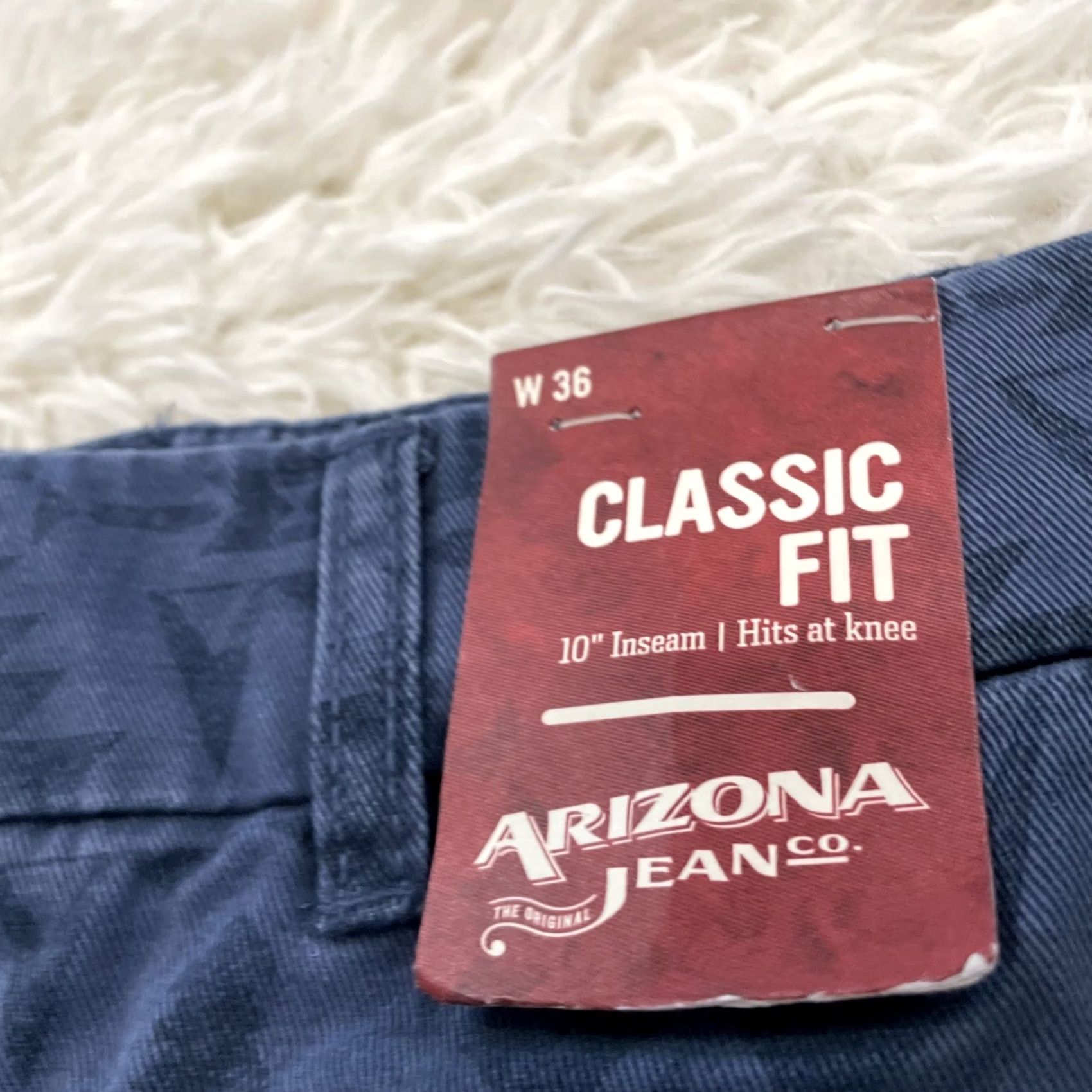 Vintage VINTAGE Arizona Jeans Shorts Men 36 Blue Aztec Tribal Southwestern Print Heavy Twill New Size US 36 / EU 52 - 2 Thumbnail
