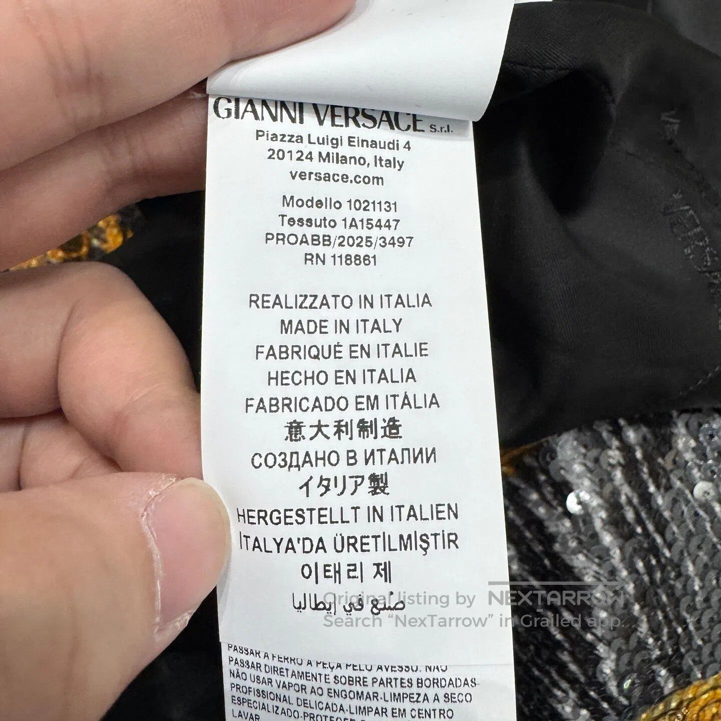 Versace Versace Shirt printed with leopard patterns and adorned wi Size US M / EU 48-50 / 2 - 5 Thumbnail